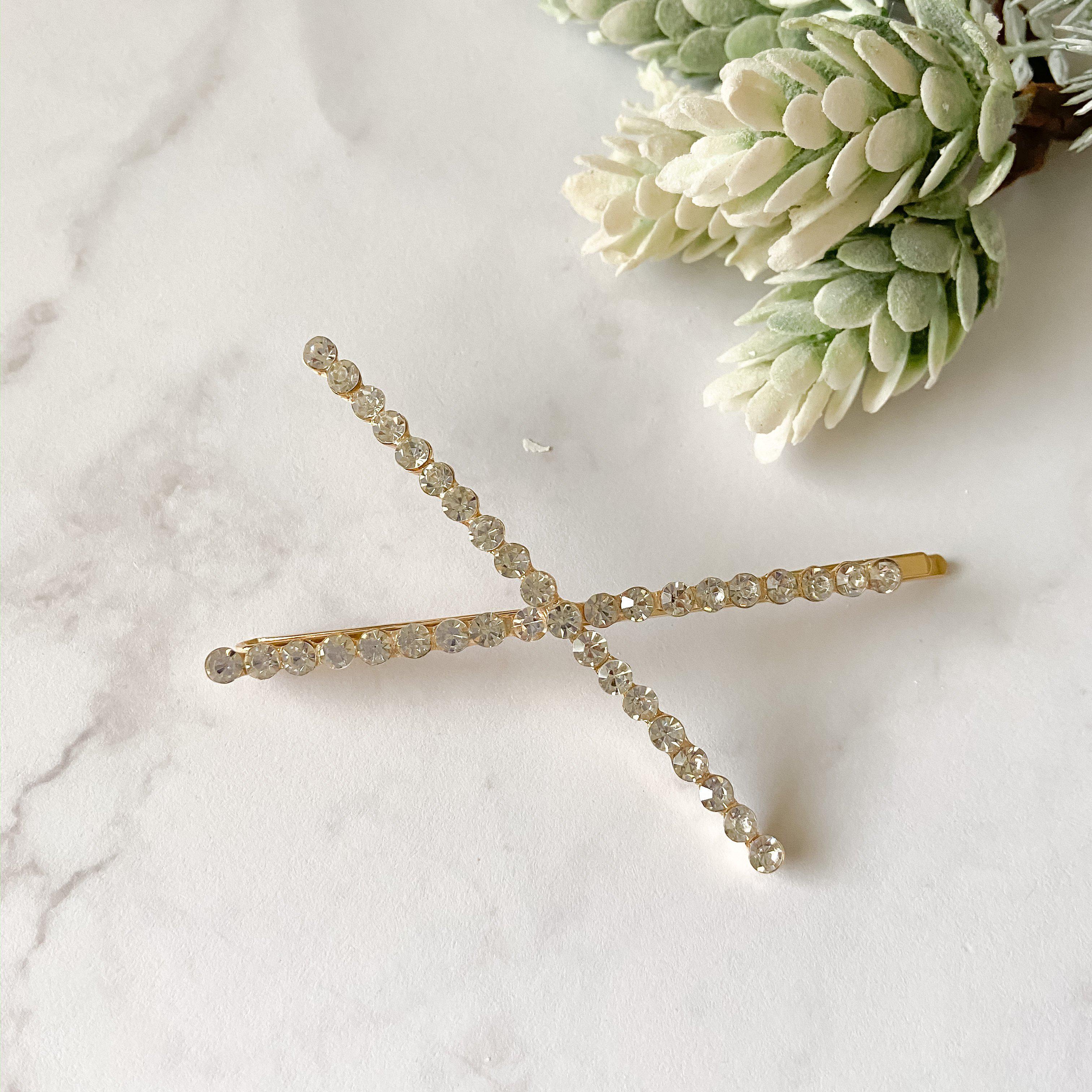 Check or X Rhinestone Hair Clips - LAST CHANCE / FINAL SALE - Image 20