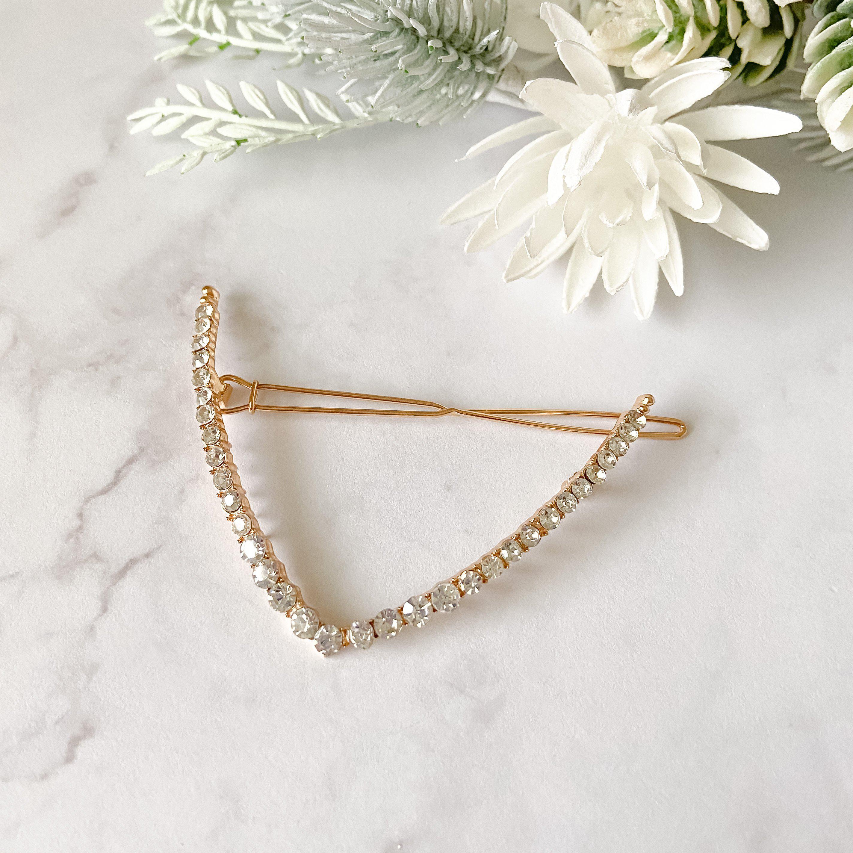 Check or X Rhinestone Hair Clips - LAST CHANCE / FINAL SALE - Image 5