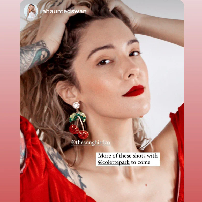 π Cherry Bomb Earrings π LAST CHANCE! - Image 4