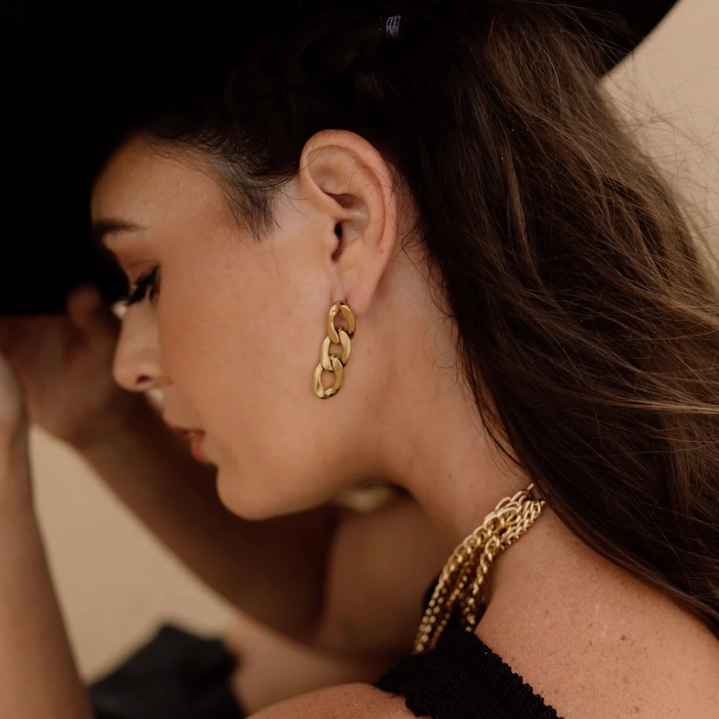 Chévere Chain Link Earrings - LAST CHANCE! - Image 2
