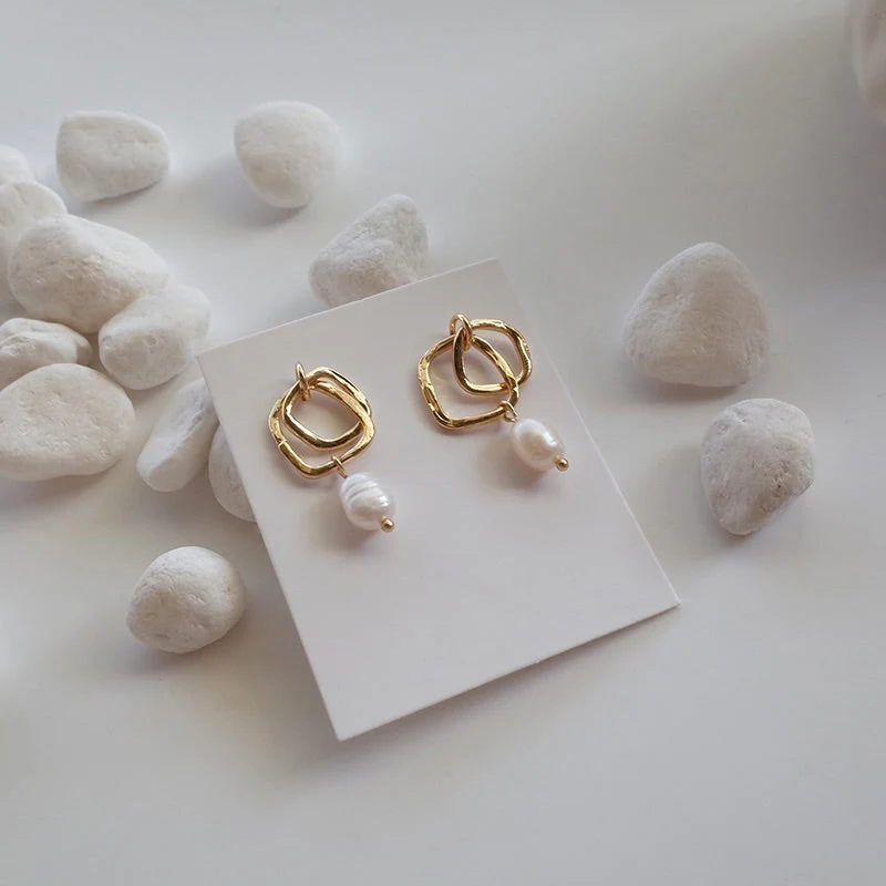 Faith Freshwater Pearl Earrings - Image 17
