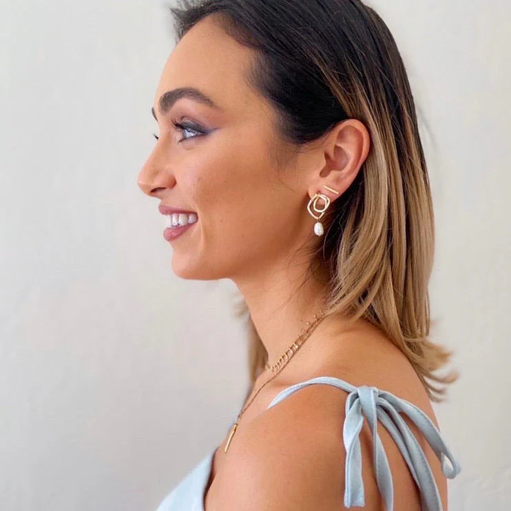 Faith Freshwater Pearl Earrings - Image 19