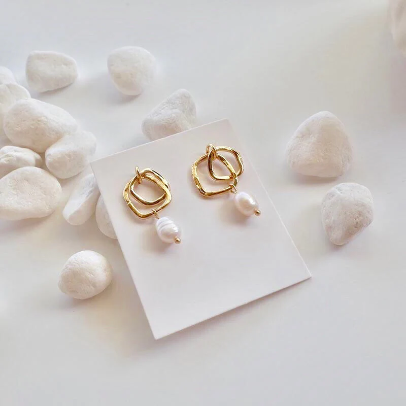 Faith Freshwater Pearl Earrings - Image 6
