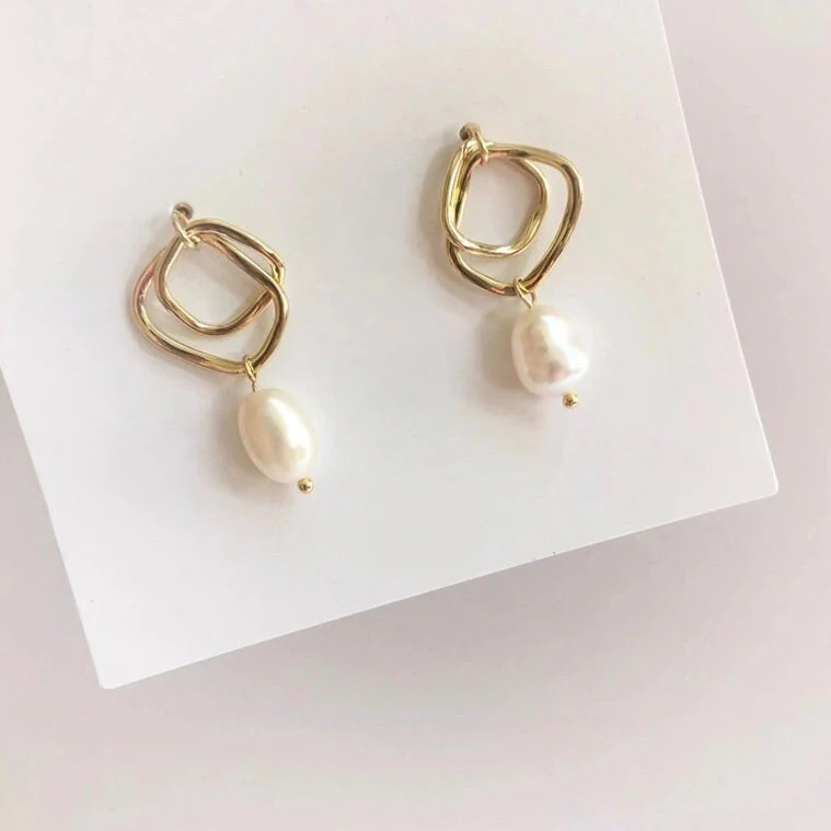 Faith Freshwater Pearl Earrings - Image 7