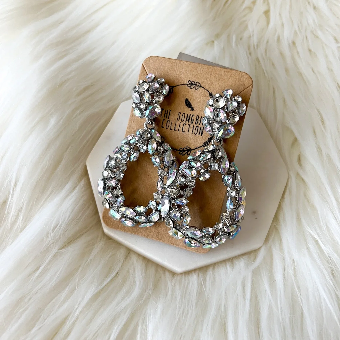 Crysta Brilliance Statement Earrings - Image 11