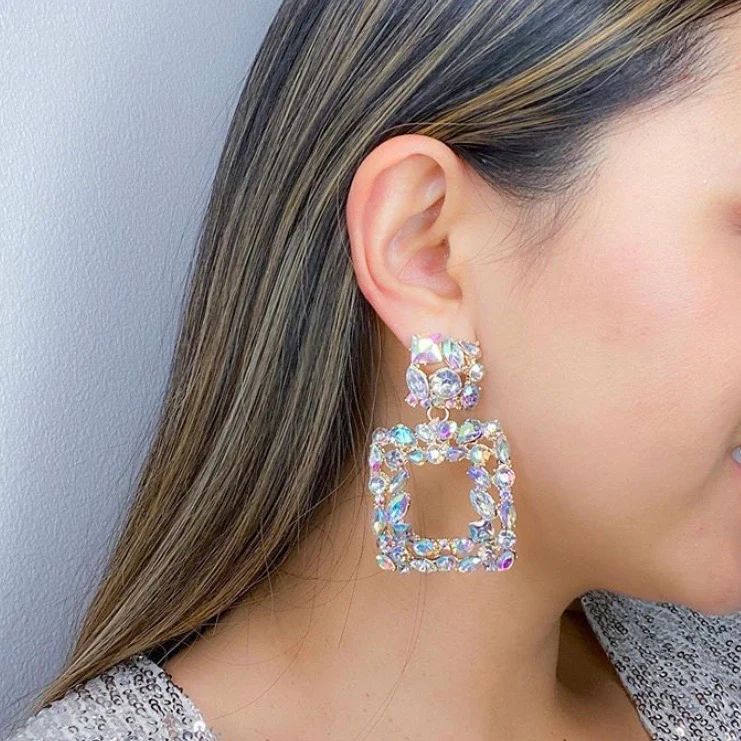 Crysta Brilliance Statement Earrings - Image 5