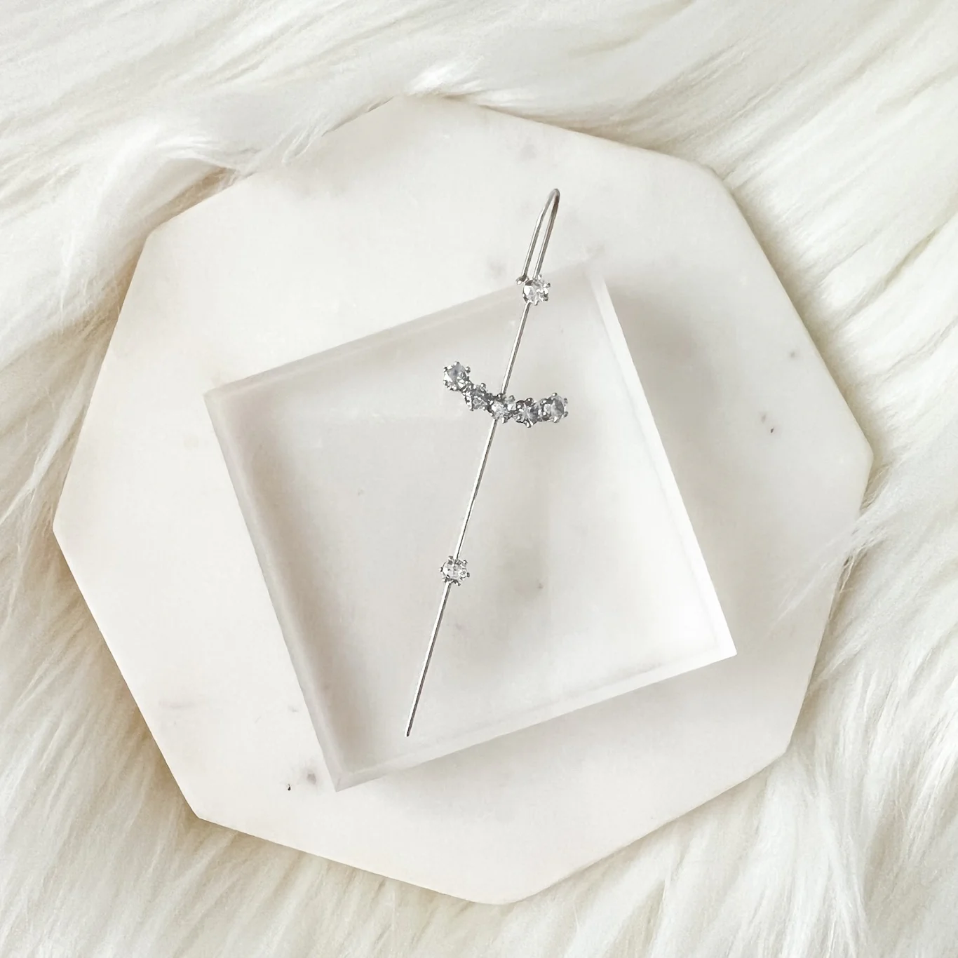 Crystal Bliss Ear Hook / Ear Cuff - LAST CHANCE! - Image 10