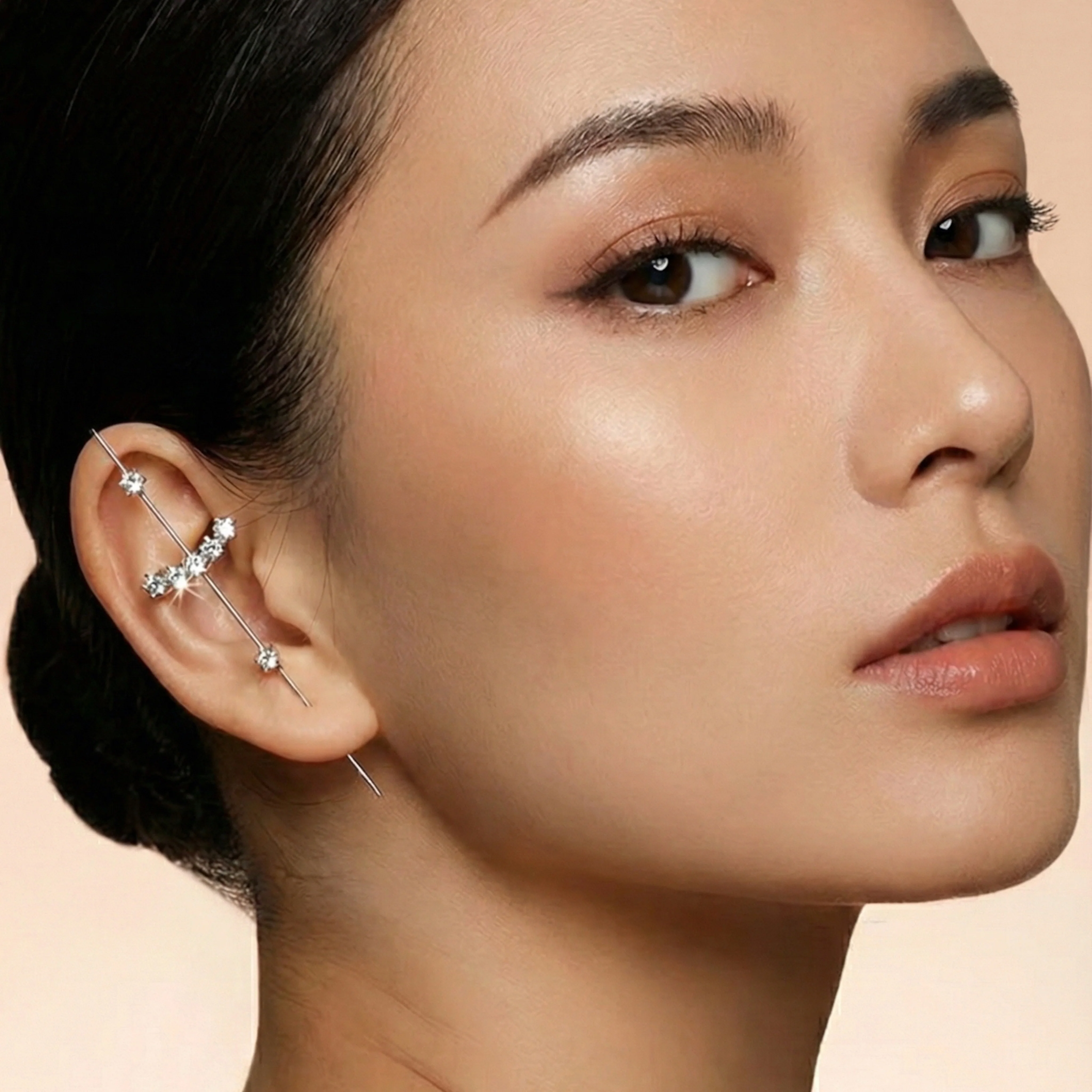 Crystal Bliss Ear Hook / Ear Cuff - LAST CHANCE! - Image 4