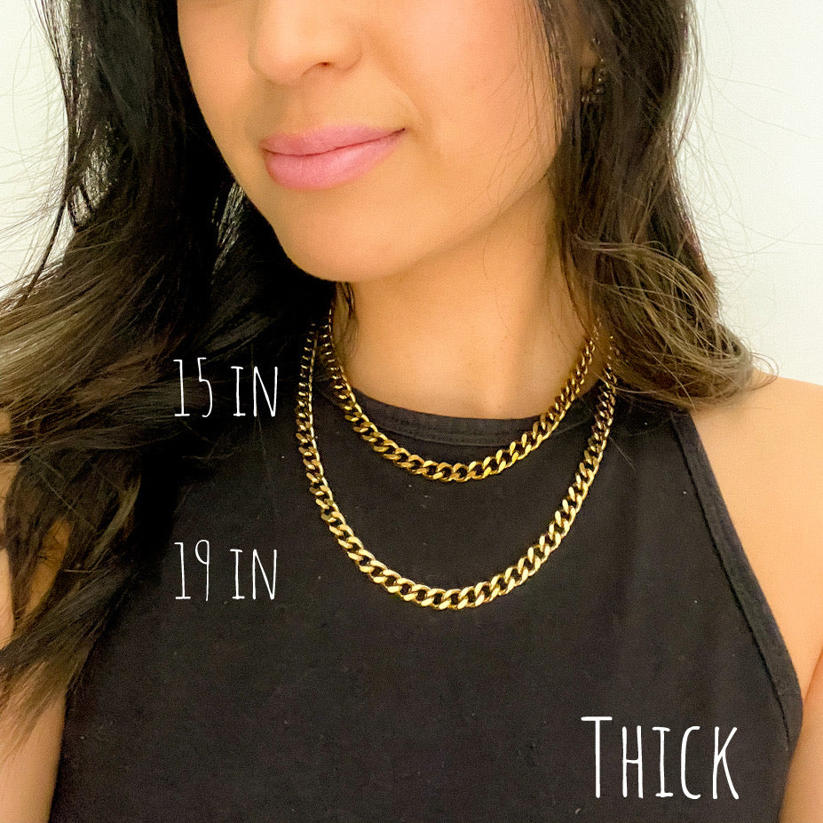 Cuban Curb Chain Necklace - LAST CHANCE! - Image 13