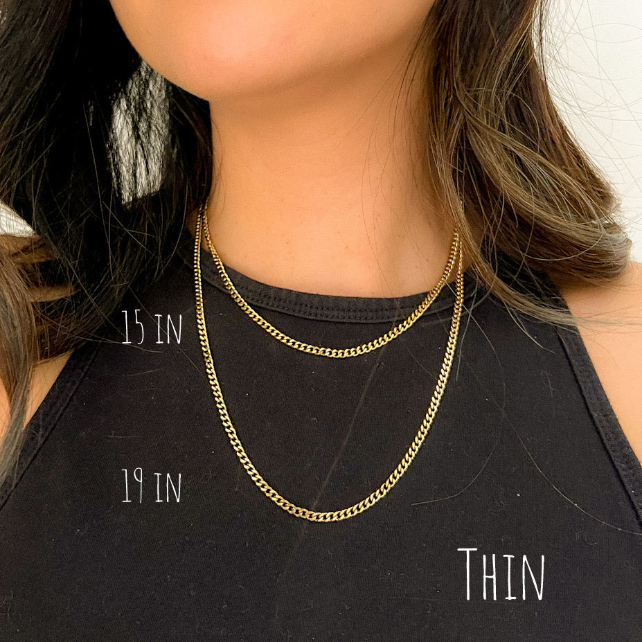 Cuban Curb Chain Necklace - LAST CHANCE! - Image 15