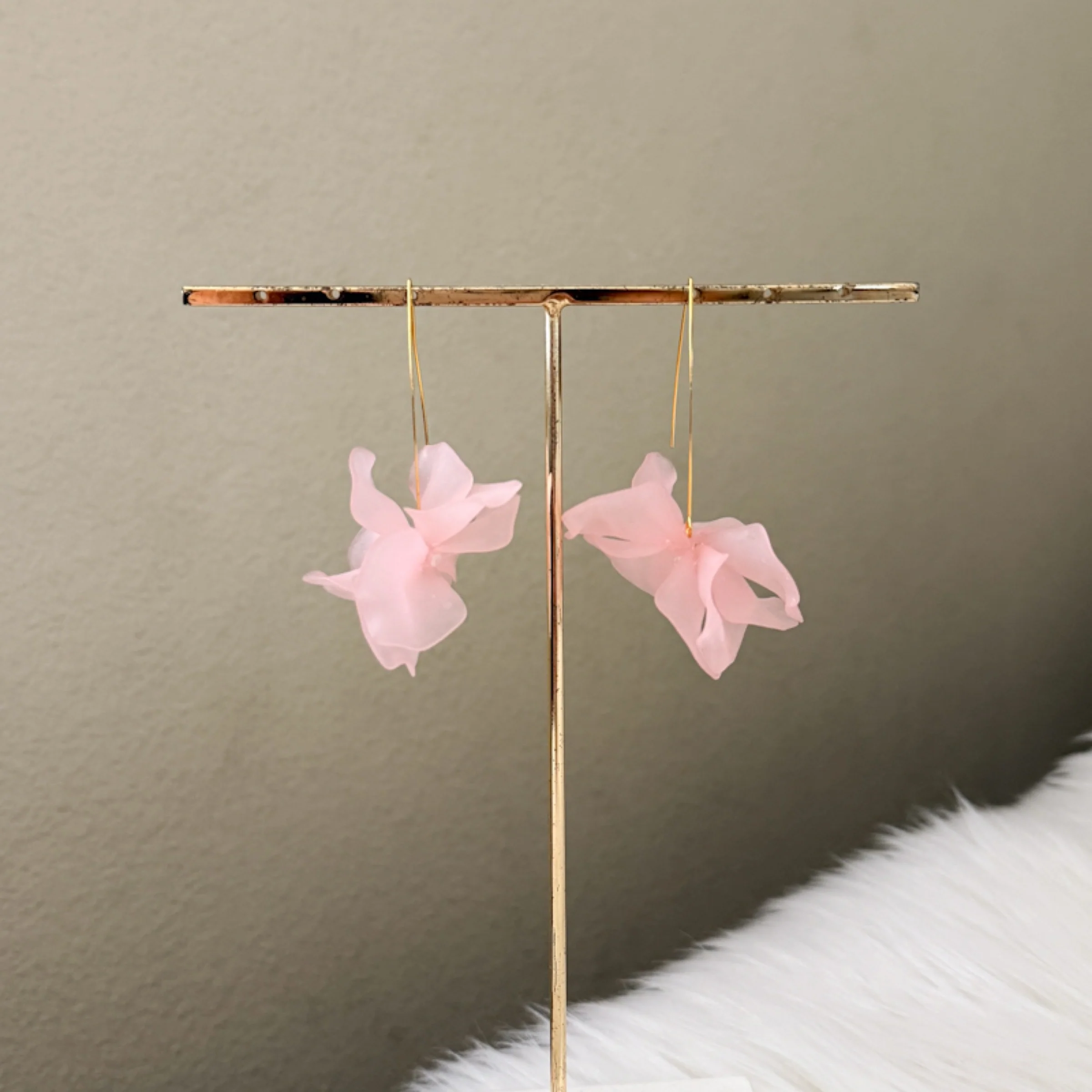 Cyclamen Petal Drop Earrings - 20 COLORS LAST CHANCE! - Image 16
