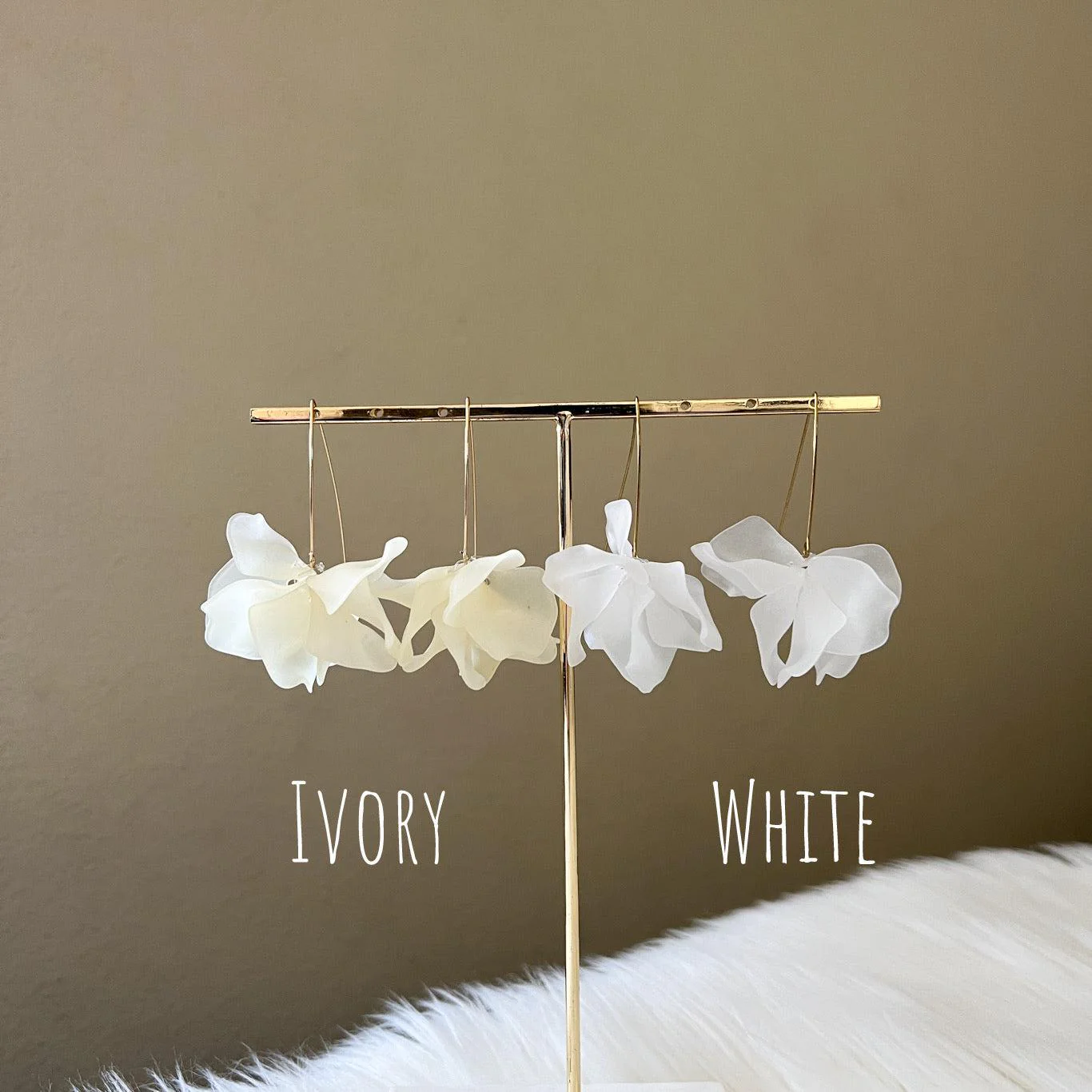 Cyclamen Petal Drop Earrings - 20 COLORS LAST CHANCE! - Image 17
