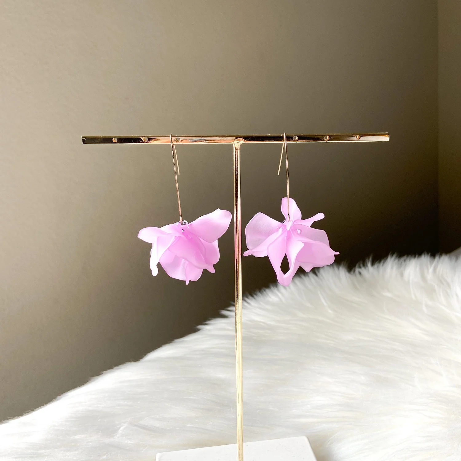 Cyclamen Petal Drop Earrings - 20 COLORS LAST CHANCE! - Image 22