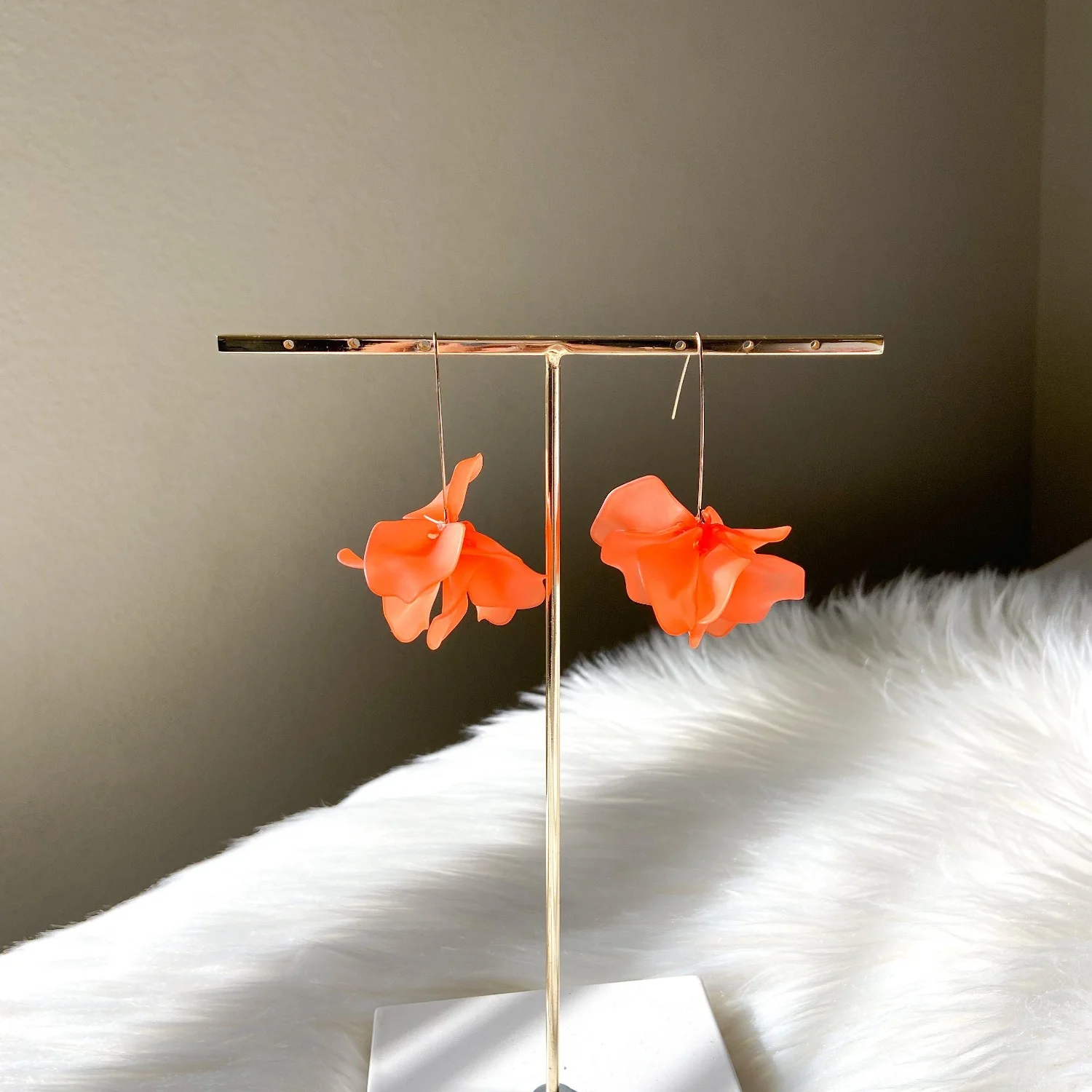Cyclamen Petal Drop Earrings - 20 COLORS LAST CHANCE! - Image 23