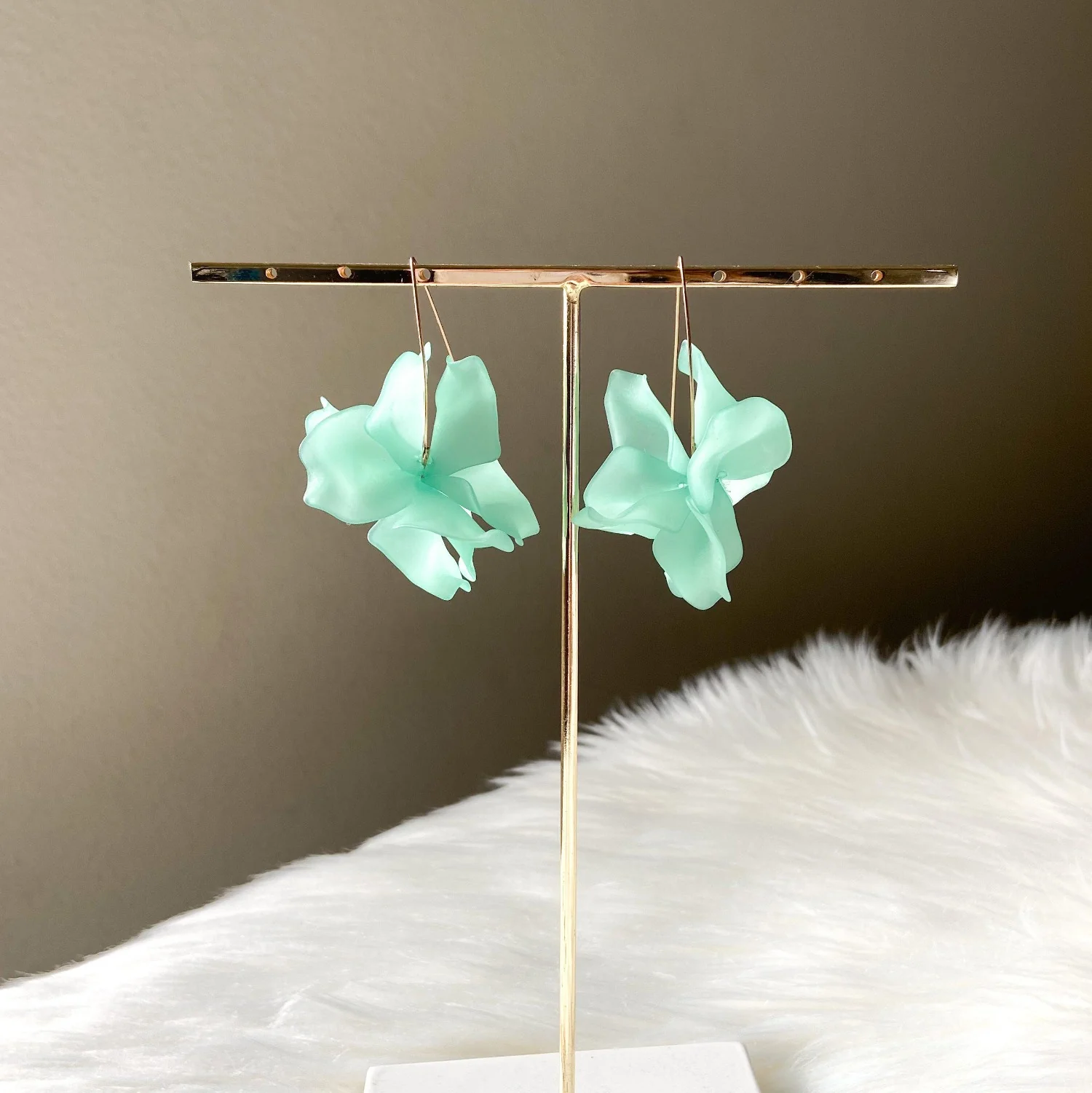 Cyclamen Petal Drop Earrings - 20 COLORS LAST CHANCE! - Image 24