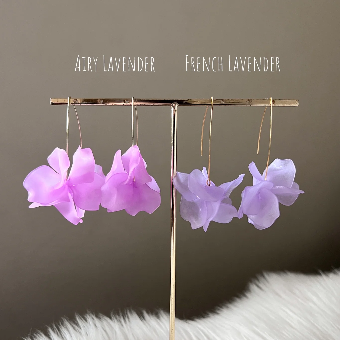 Cyclamen Petal Drop Earrings - 20 COLORS LAST CHANCE! - Image 27