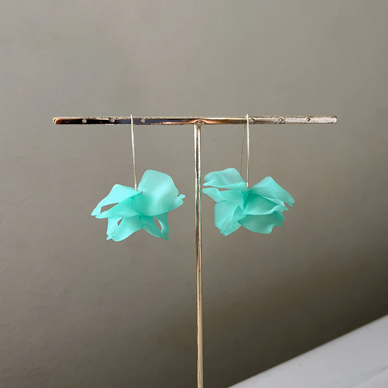 Cyclamen Petal Drop Earrings - 20 COLORS LAST CHANCE! - Image 29
