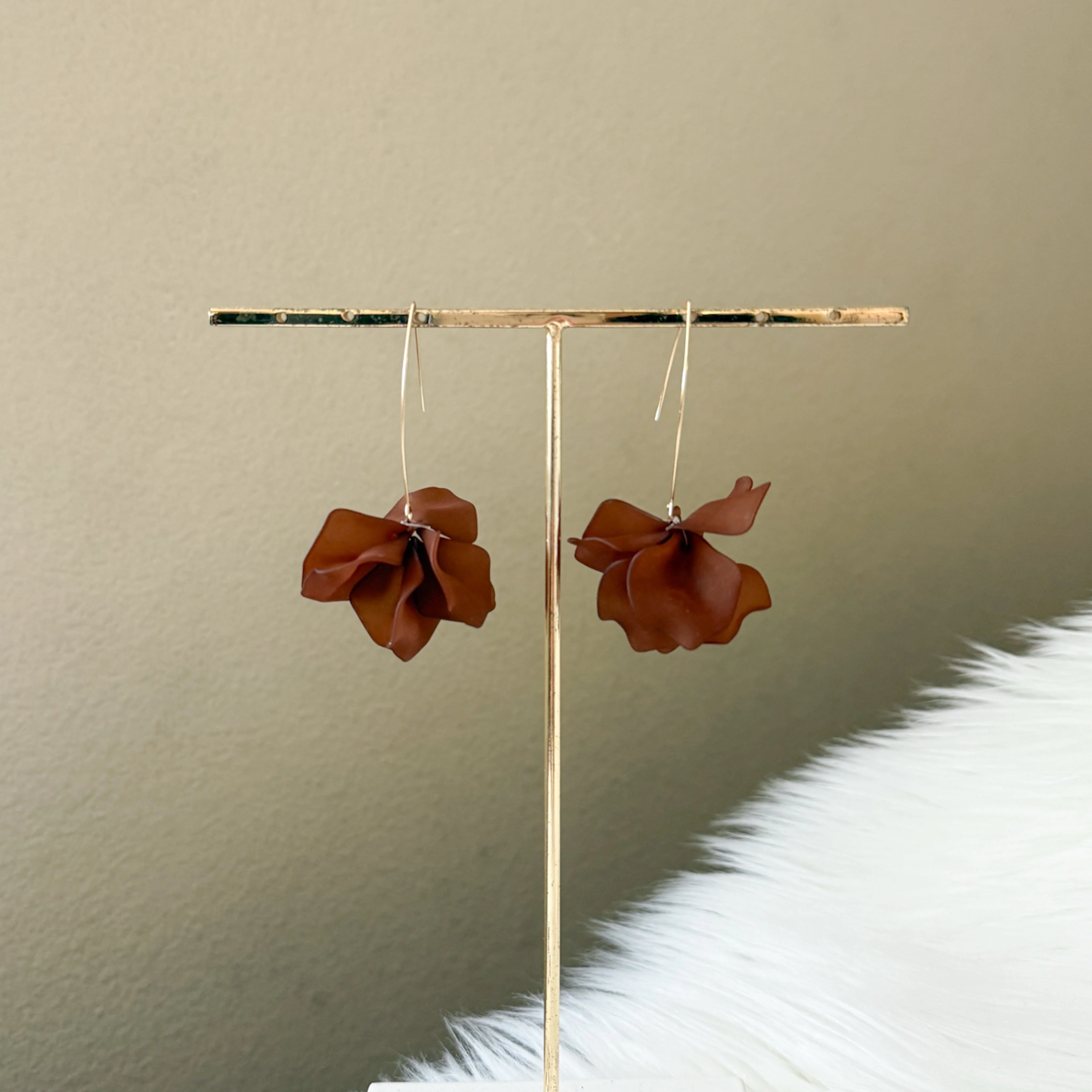 Cyclamen Petal Drop Earrings - 20 COLORS LAST CHANCE! - Image 32