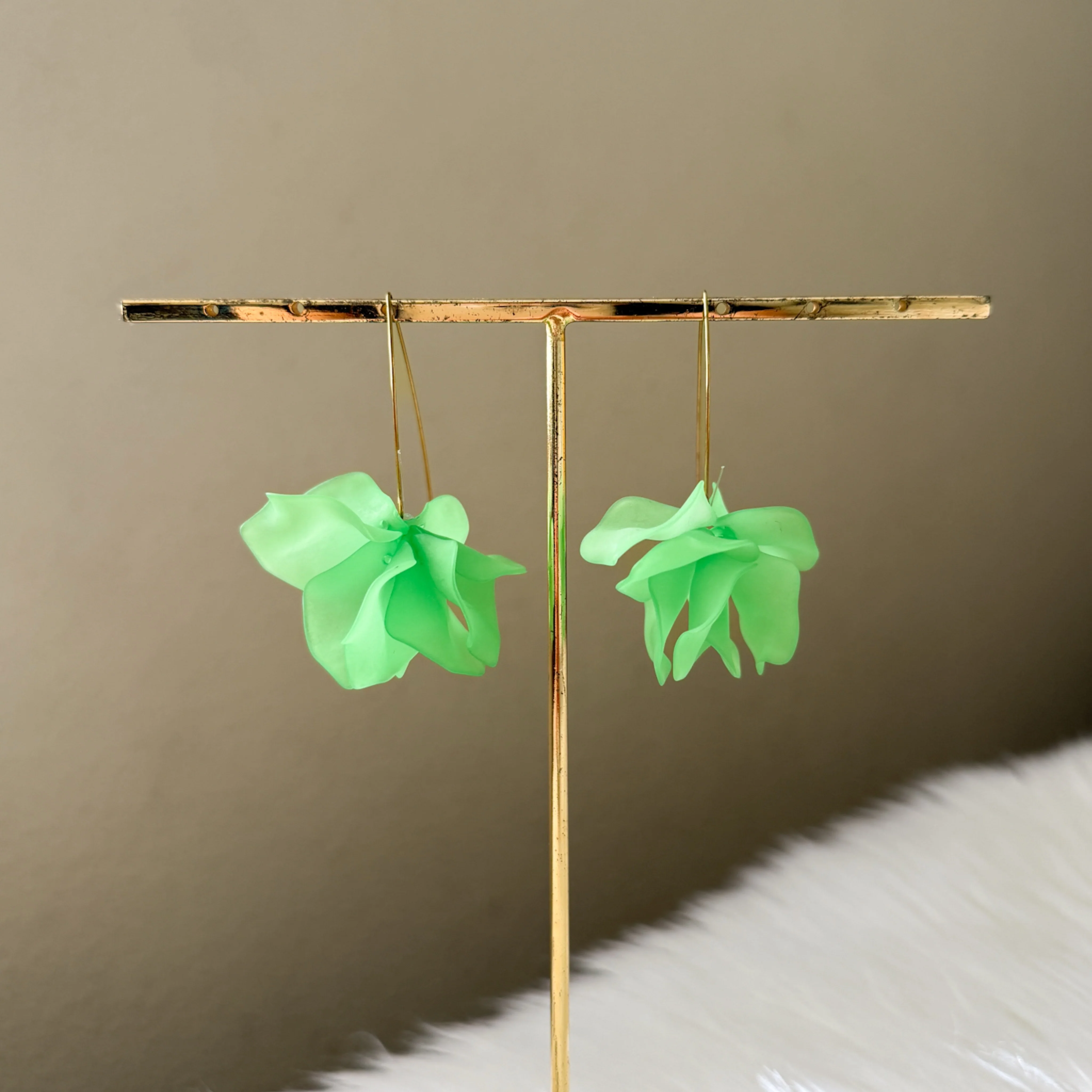 Cyclamen Petal Drop Earrings - 20 COLORS LAST CHANCE! - Image 34