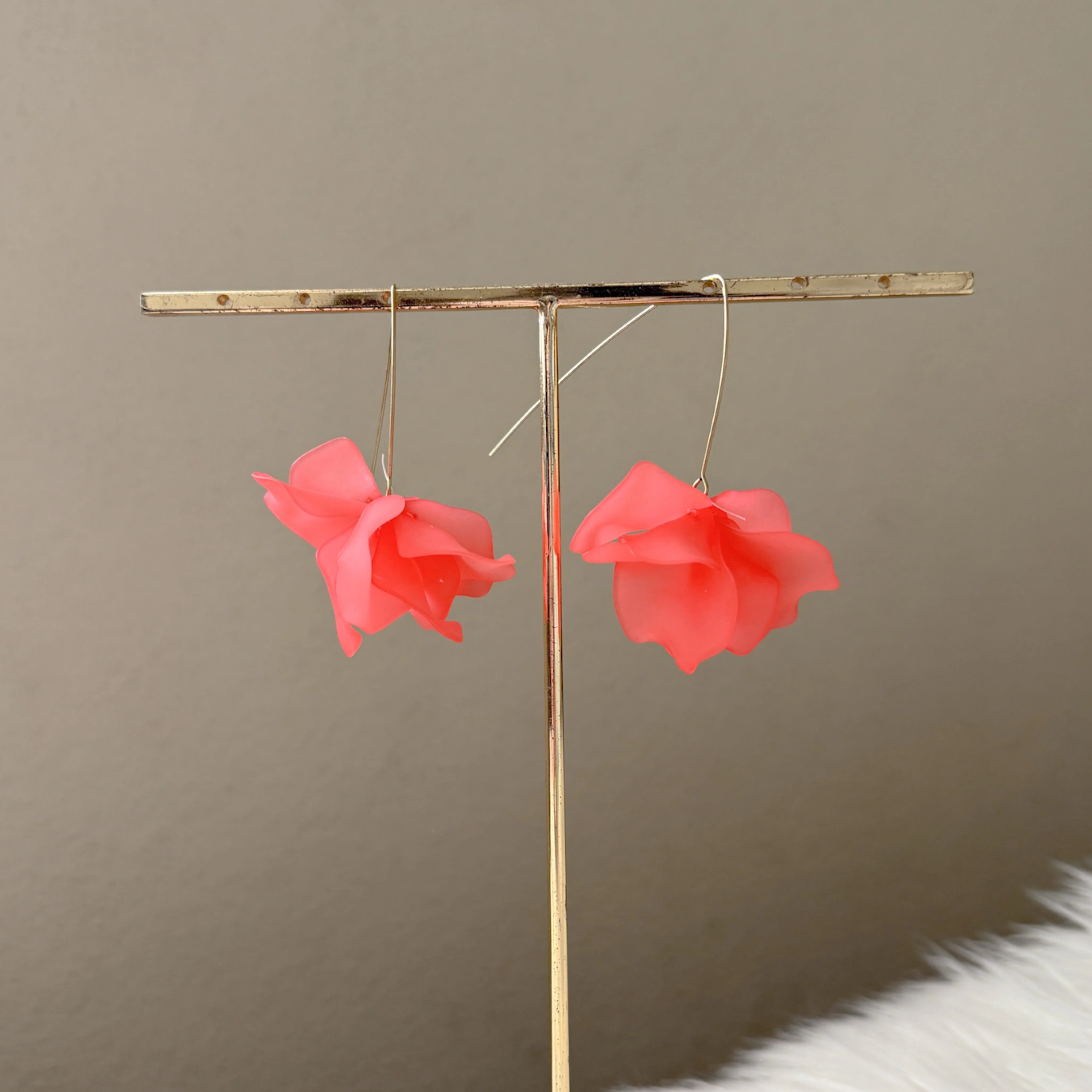 Cyclamen Petal Drop Earrings - 20 COLORS LAST CHANCE! - Image 36