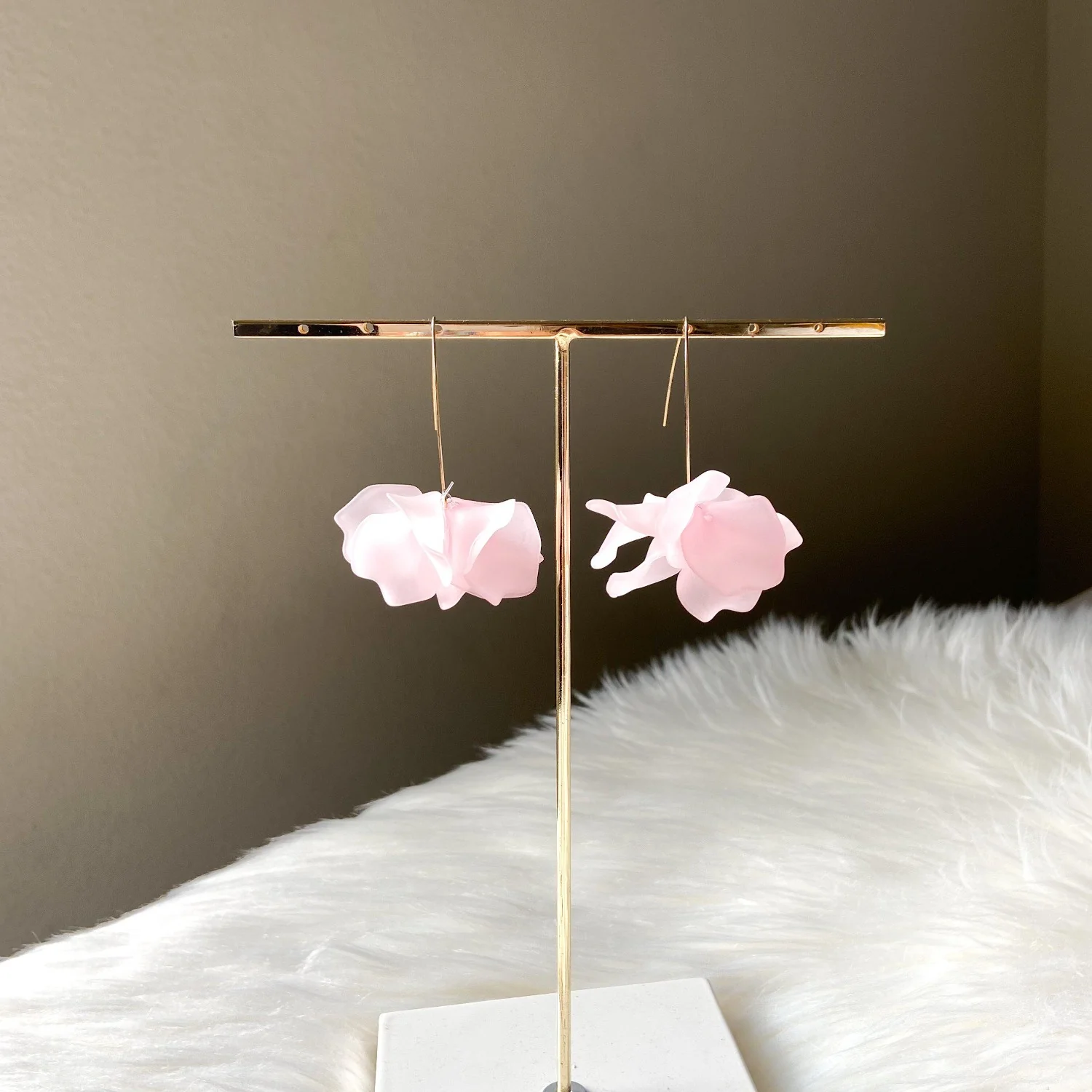Cyclamen Petal Drop Earrings - 20 COLORS LAST CHANCE! - Image 39