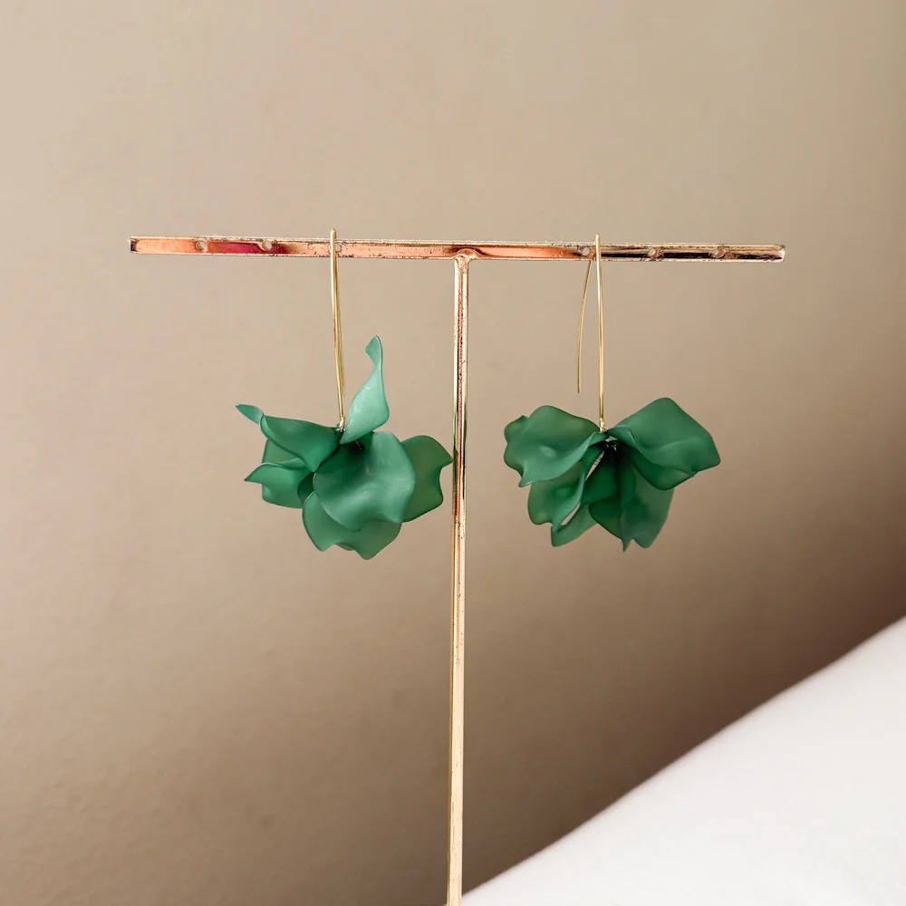 Cyclamen Petal Drop Earrings - 20 COLORS LAST CHANCE! - Image 40