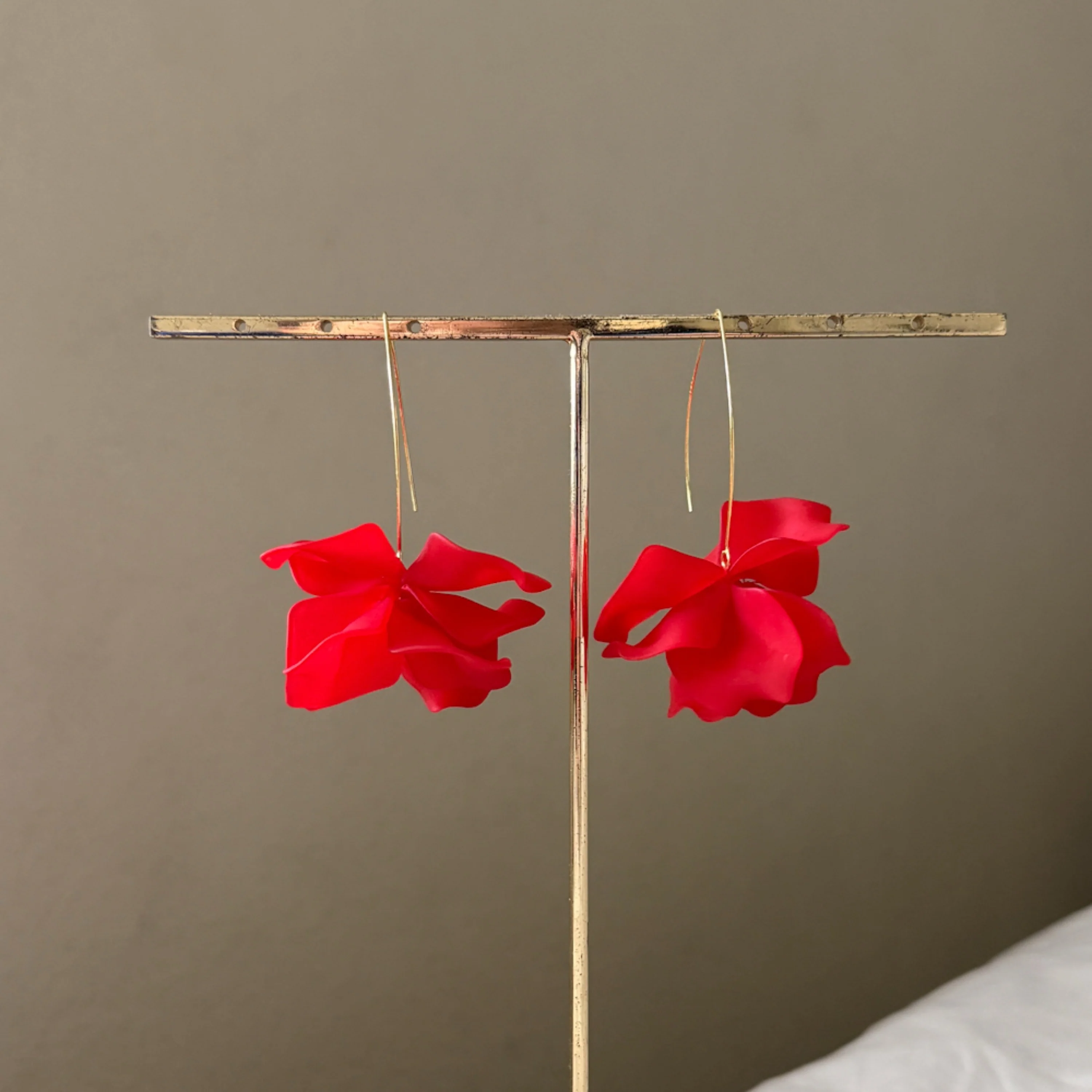 Cyclamen Petal Drop Earrings - 20 COLORS LAST CHANCE! - Image 44