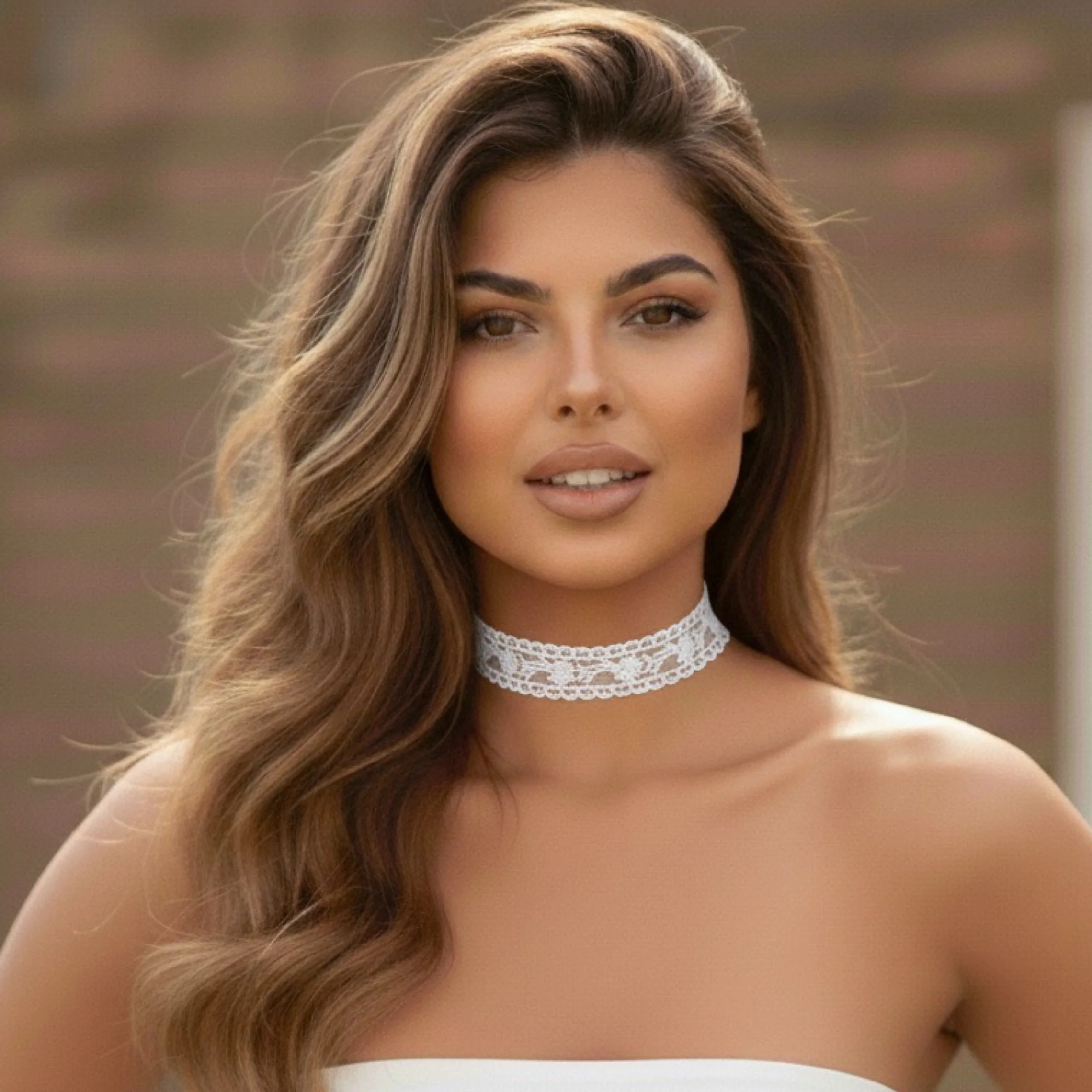 Delicate Daisy Lace Choker - Image 3