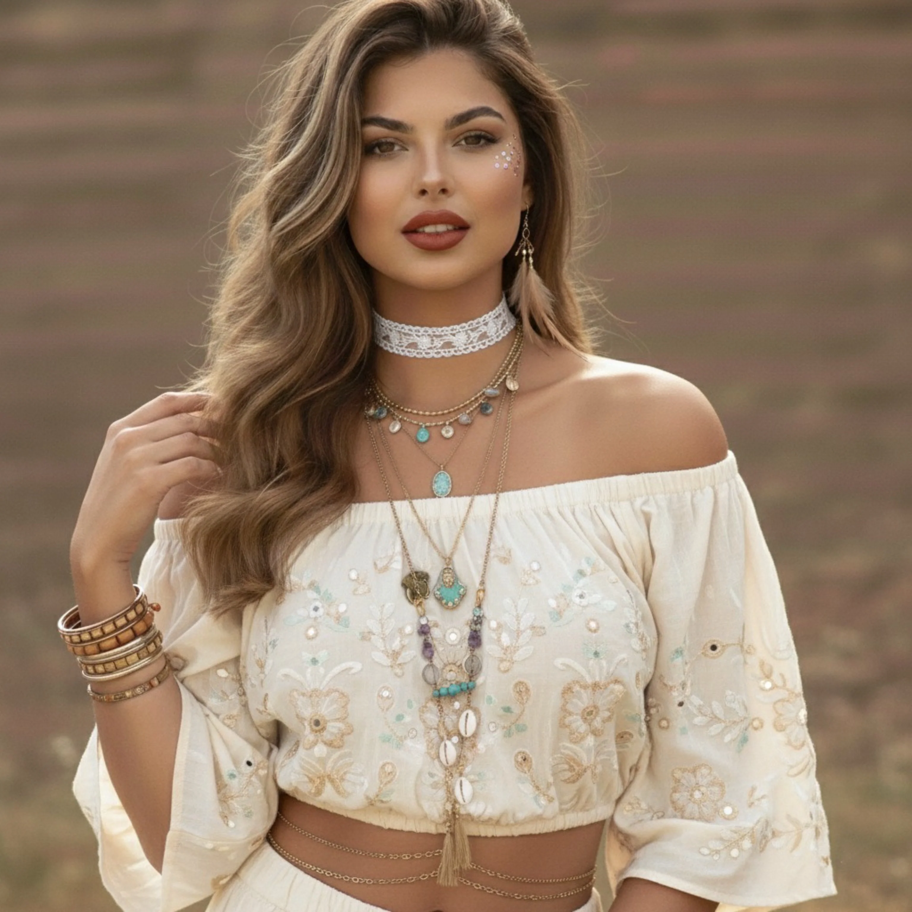 Delicate Daisy Lace Choker - Image 5