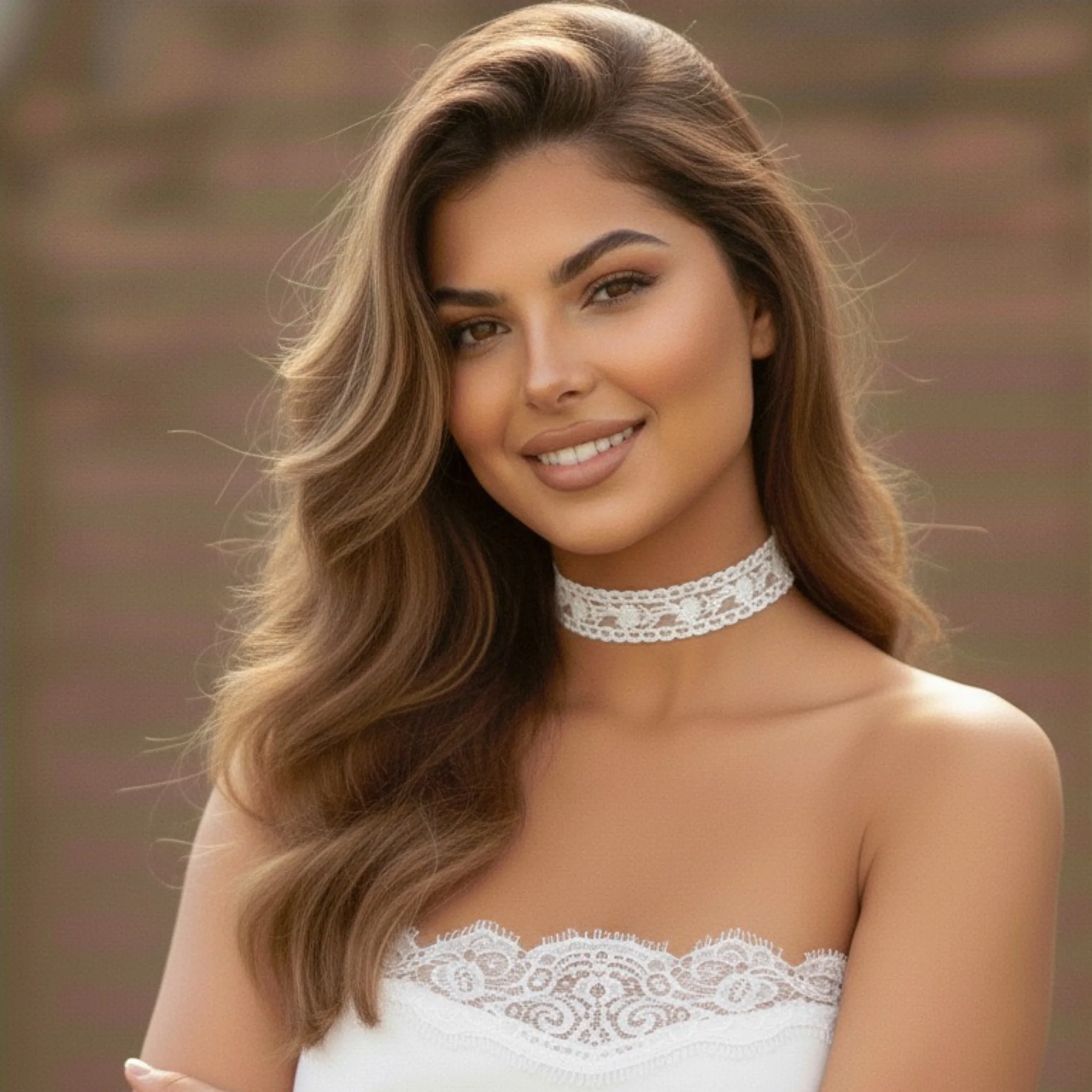 Delicate Daisy Lace Choker - Image 6