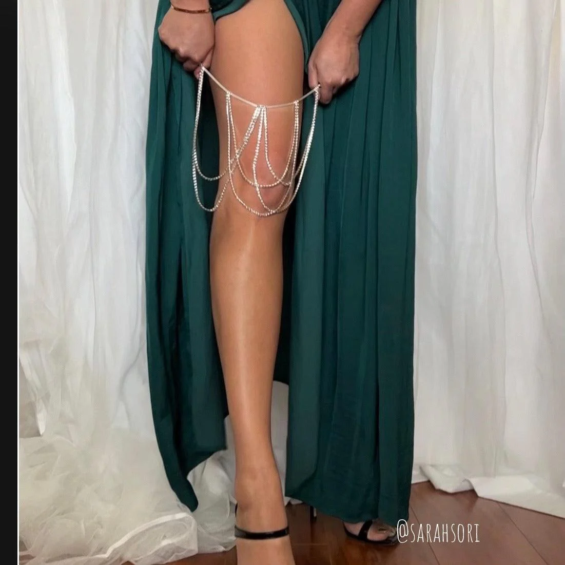 Drippin Glam Rhinestone Leg Chain - LAST CHANCE! - Image 17