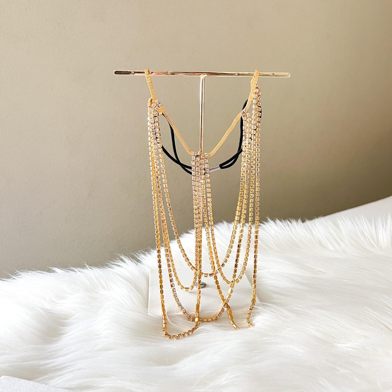 Drippin Glam Rhinestone Leg Chain - LAST CHANCE! - Image 30