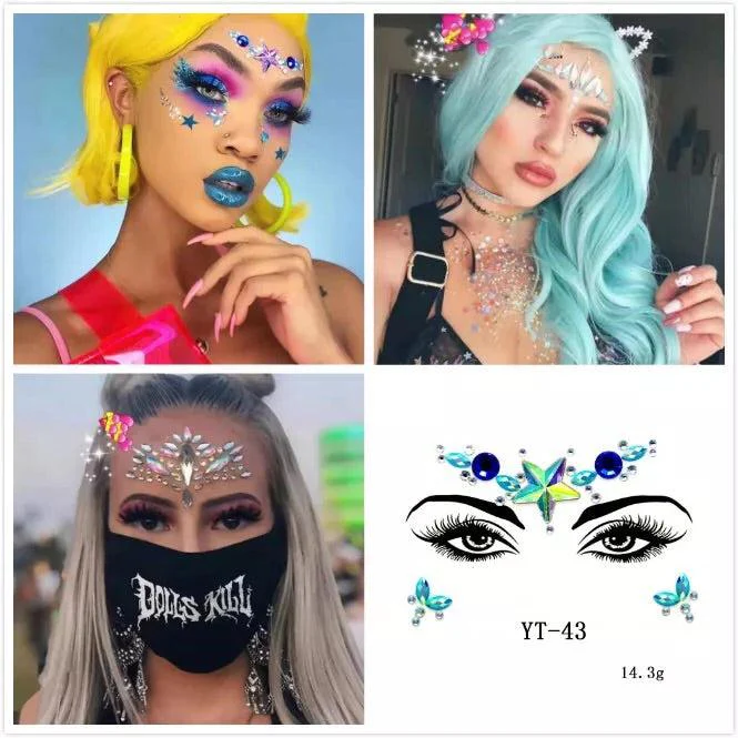 β‘οΈ Electric Color Punch Face Jewels π 10 Designs - Image 21