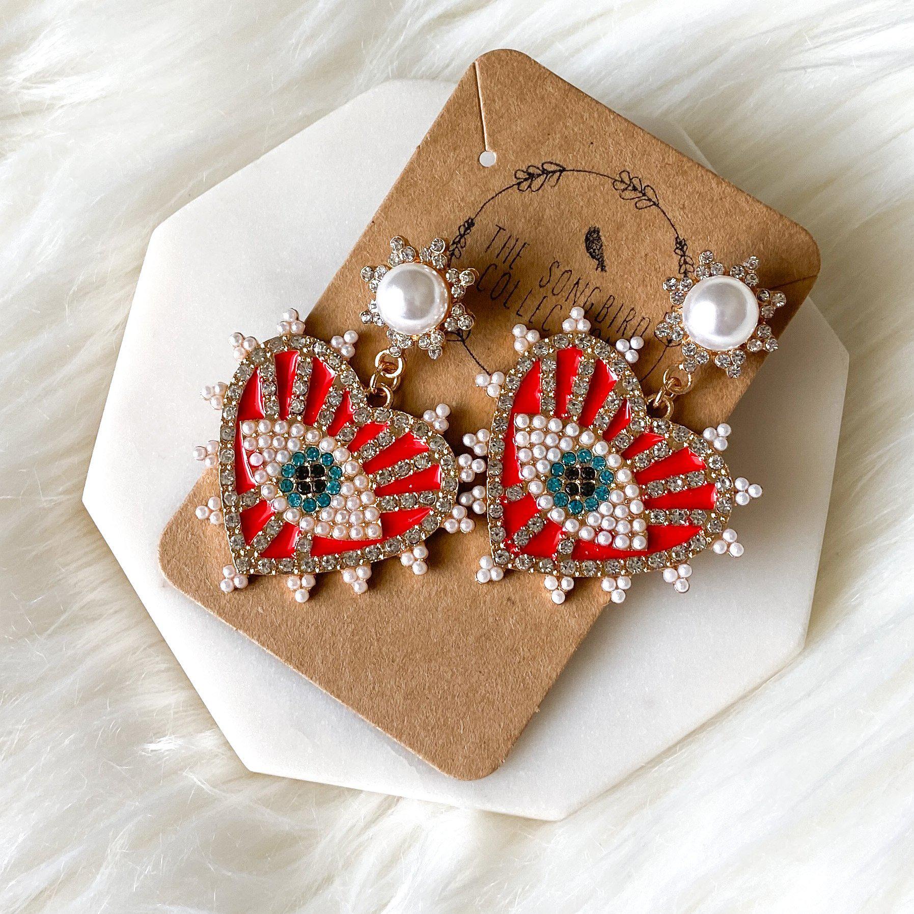 Eye + Heart Earrings - 6 Colors LAST CHANCE! - Image 13