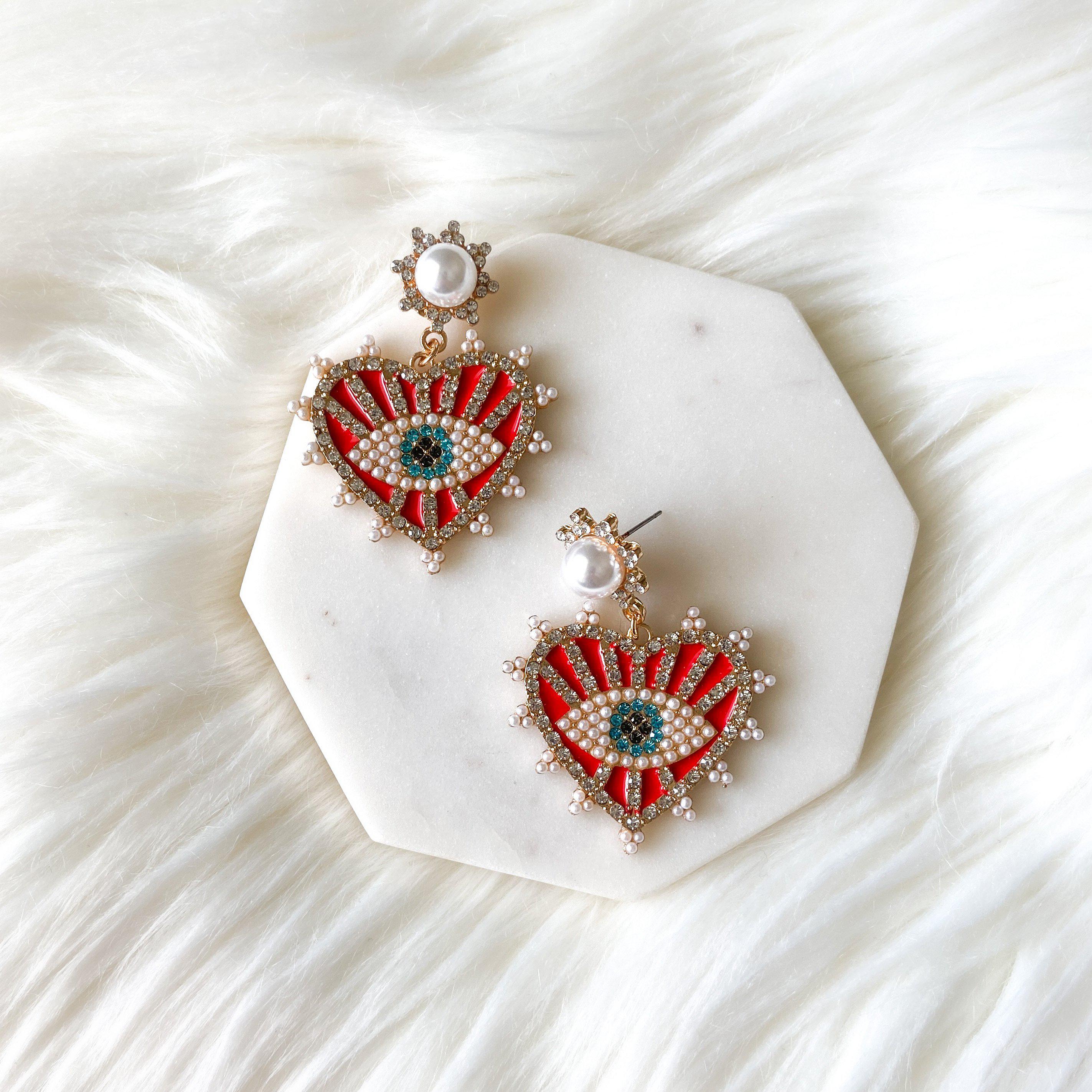 Eye + Heart Earrings - 6 Colors LAST CHANCE! - Image 17