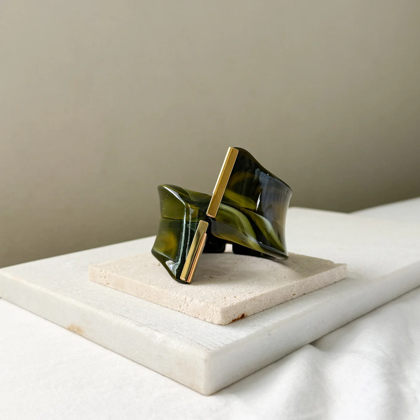 Gaia Sculptural Statement Bracelet - Image 12