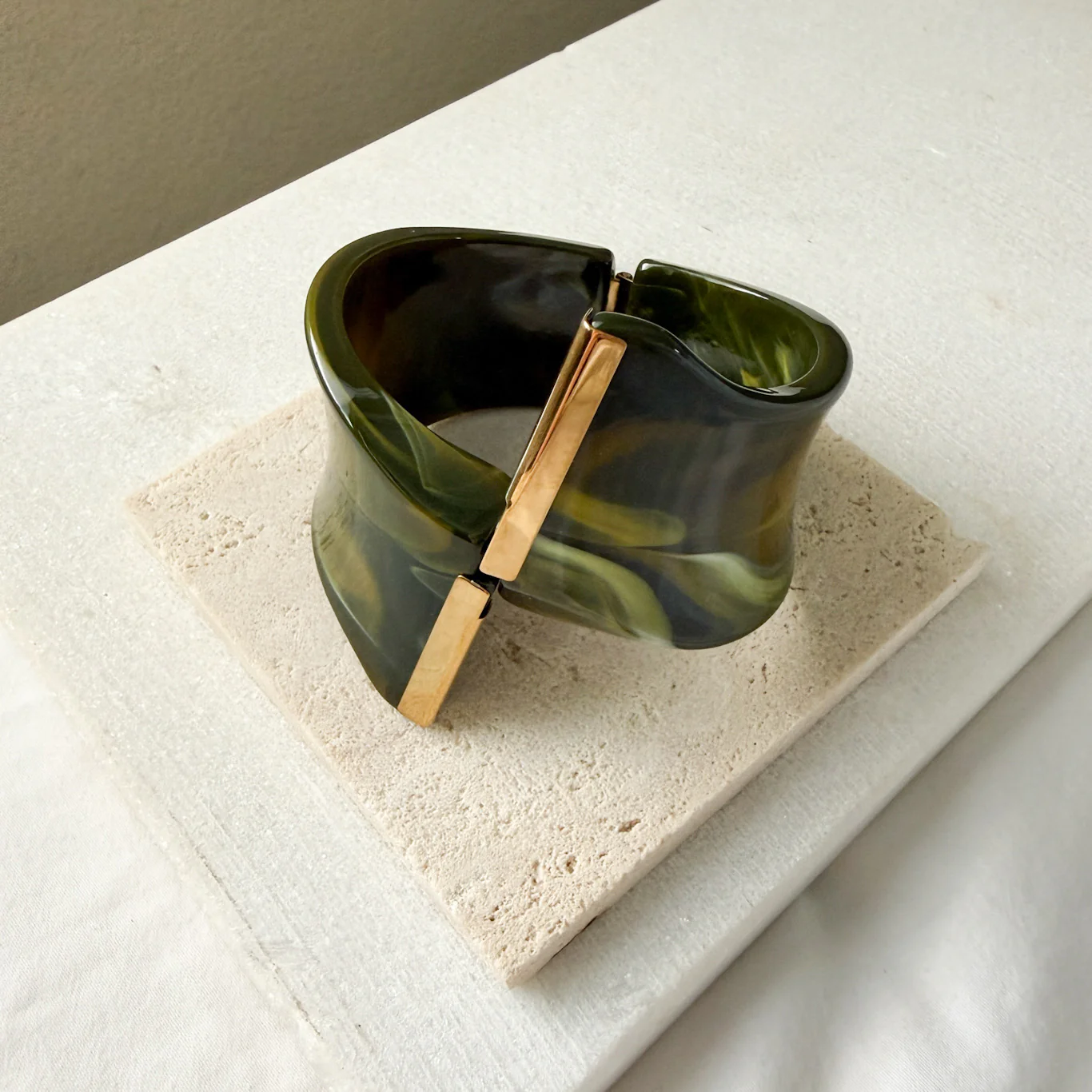 Gaia Sculptural Statement Bracelet - Image 13