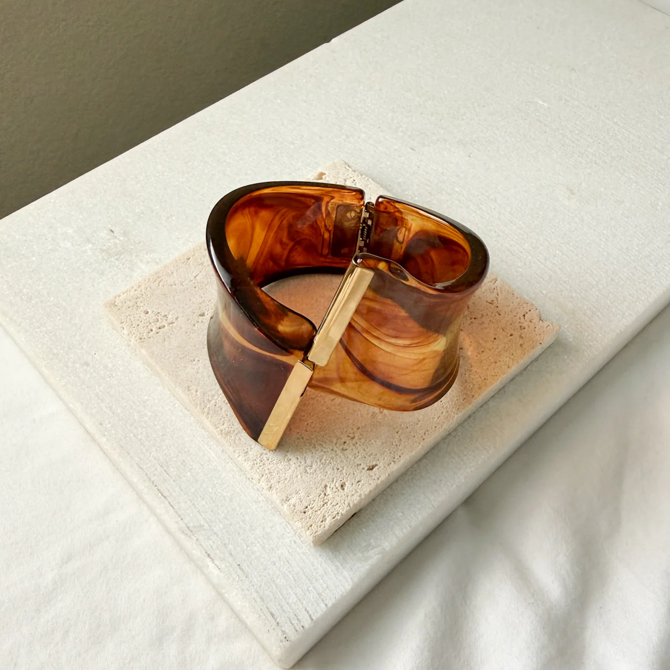 Gaia Sculptural Statement Bracelet - Image 14