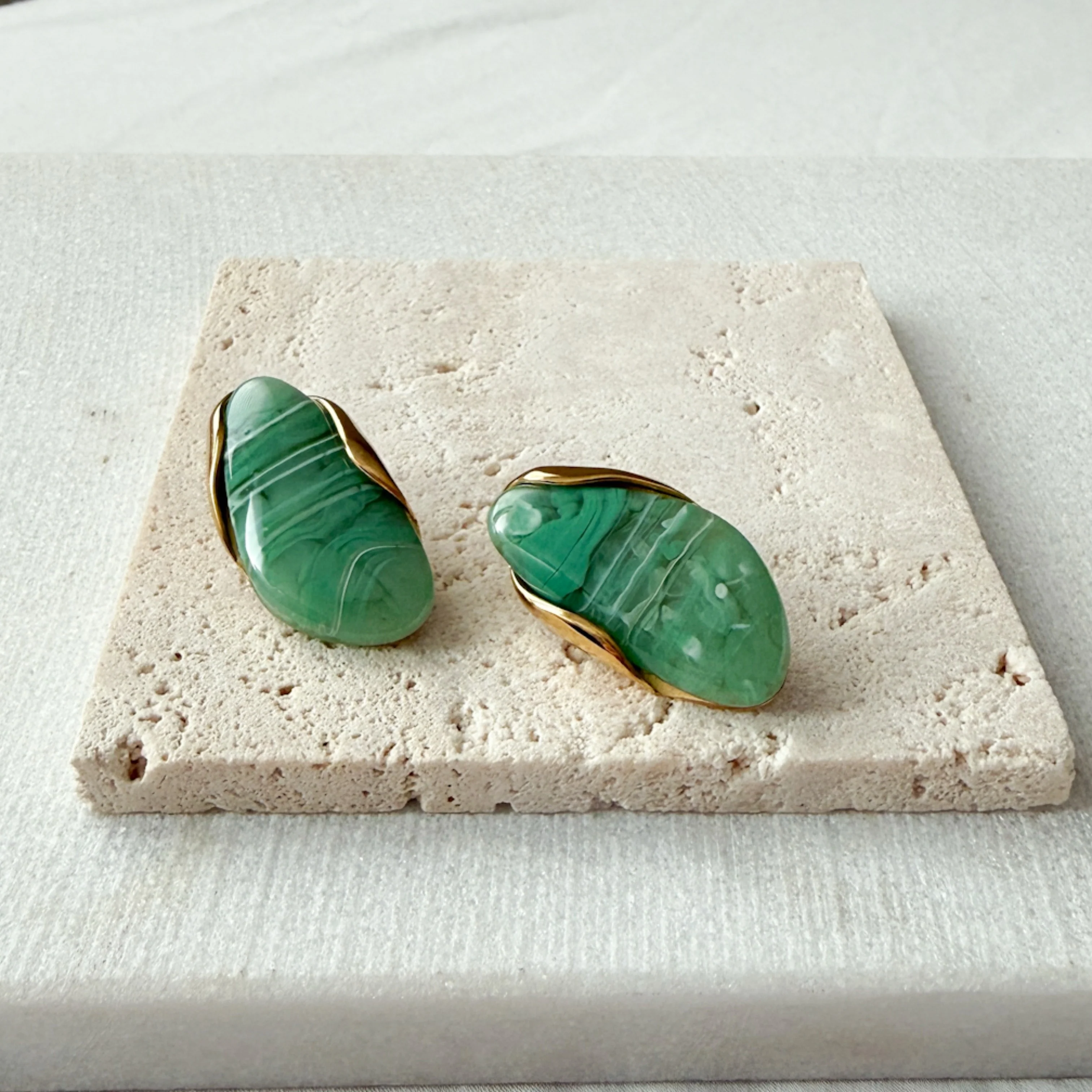 Gaia Sculptural Statement Earrings - Image 10