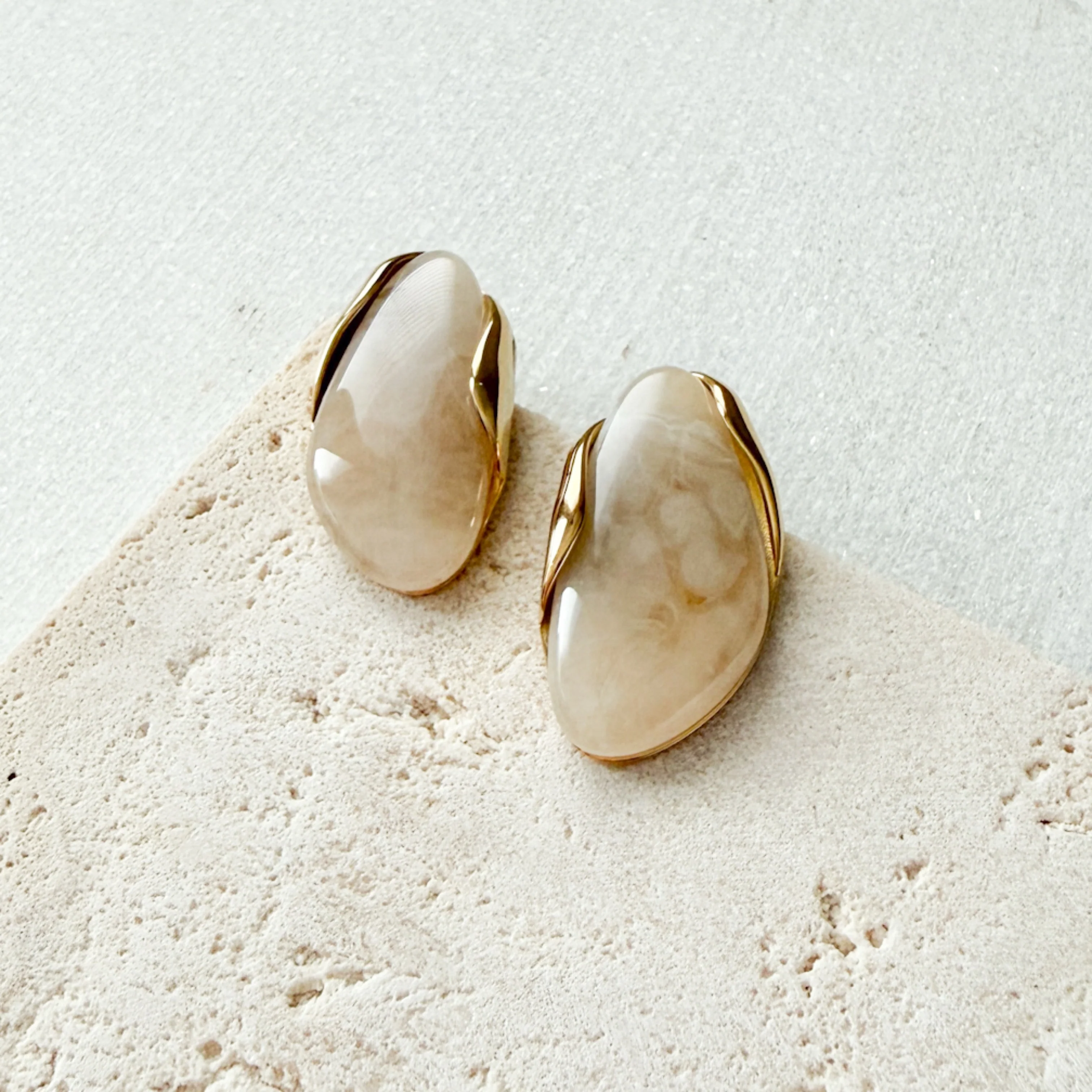 Gaia Sculptural Statement Earrings - Image 13