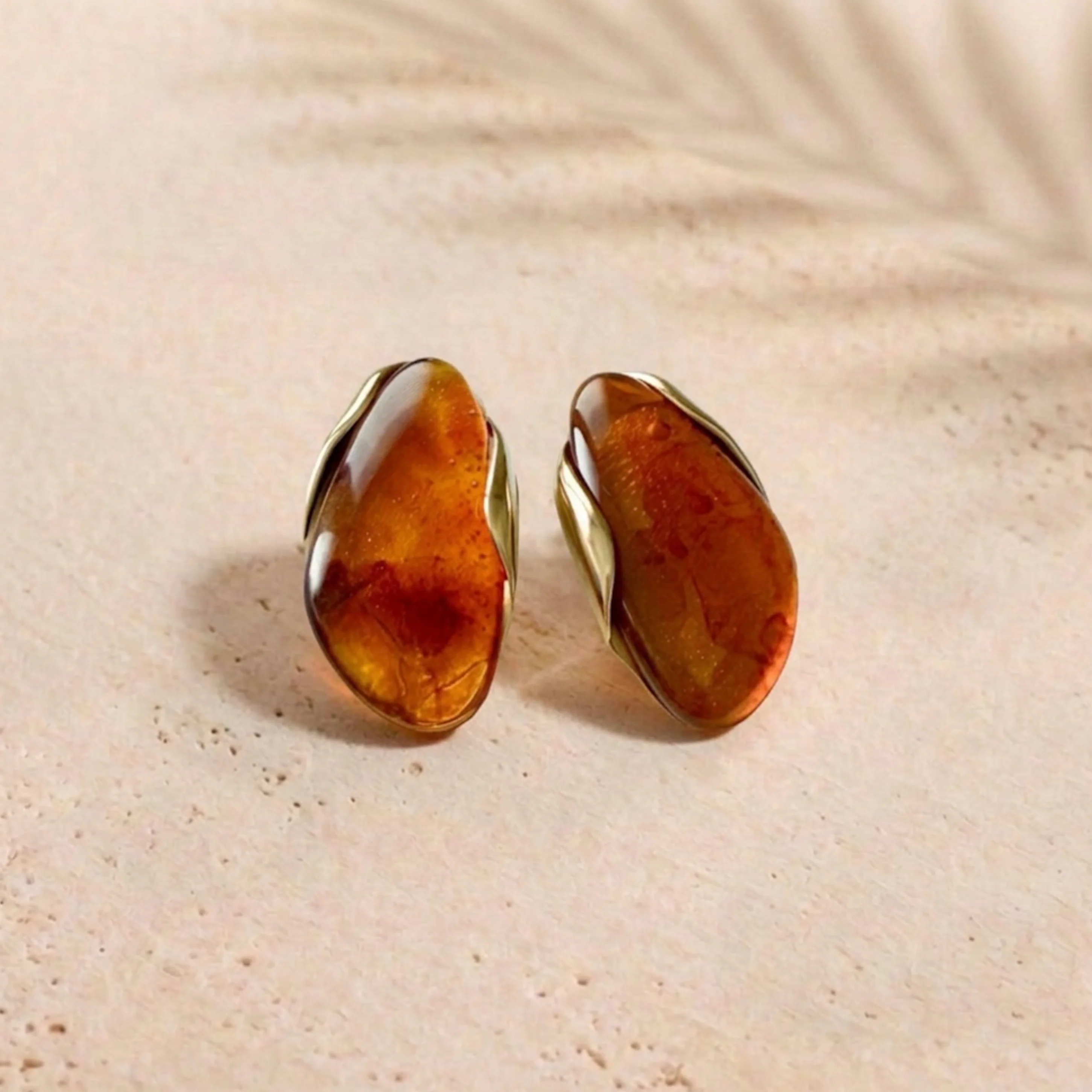 Gaia Sculptural Statement Earrings - Image 7