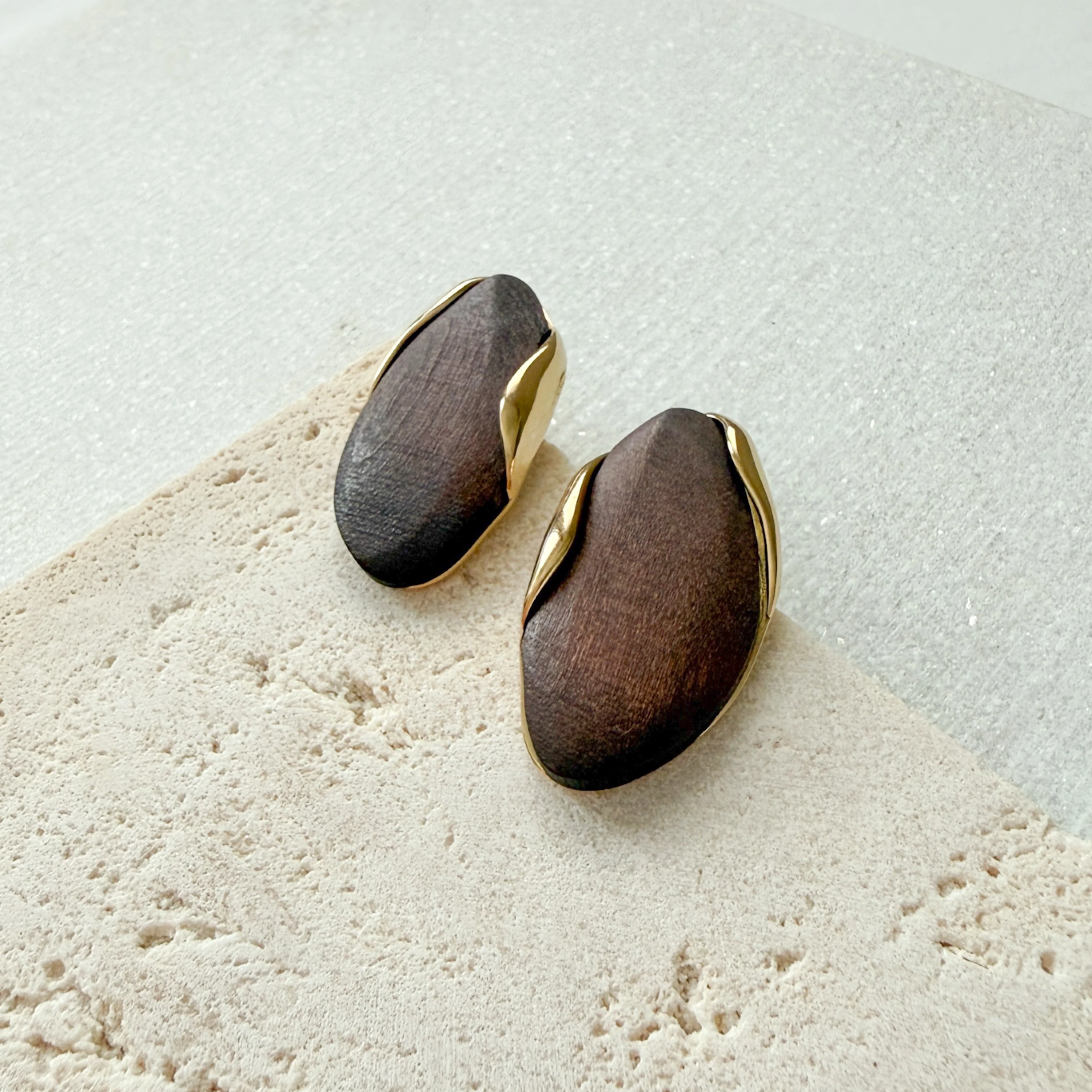 Gaia Sculptural Statement Earrings - Image 8