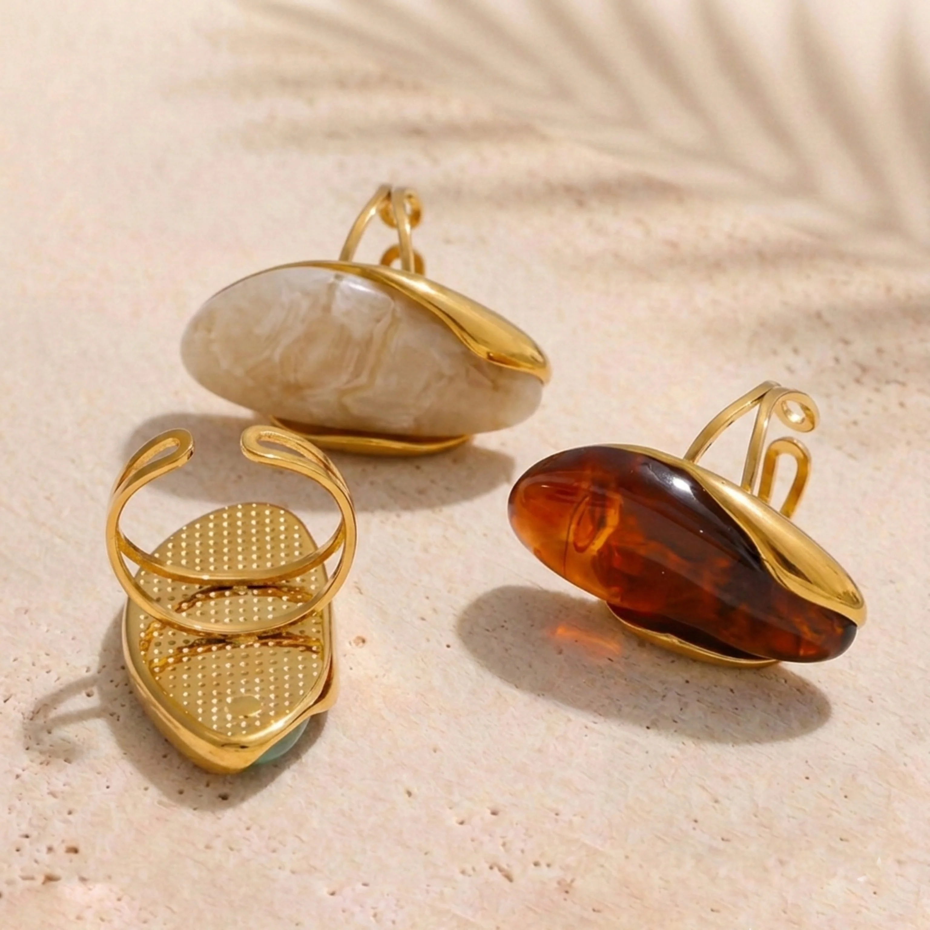 Gaia Sculptural Statement Ring - Image 12