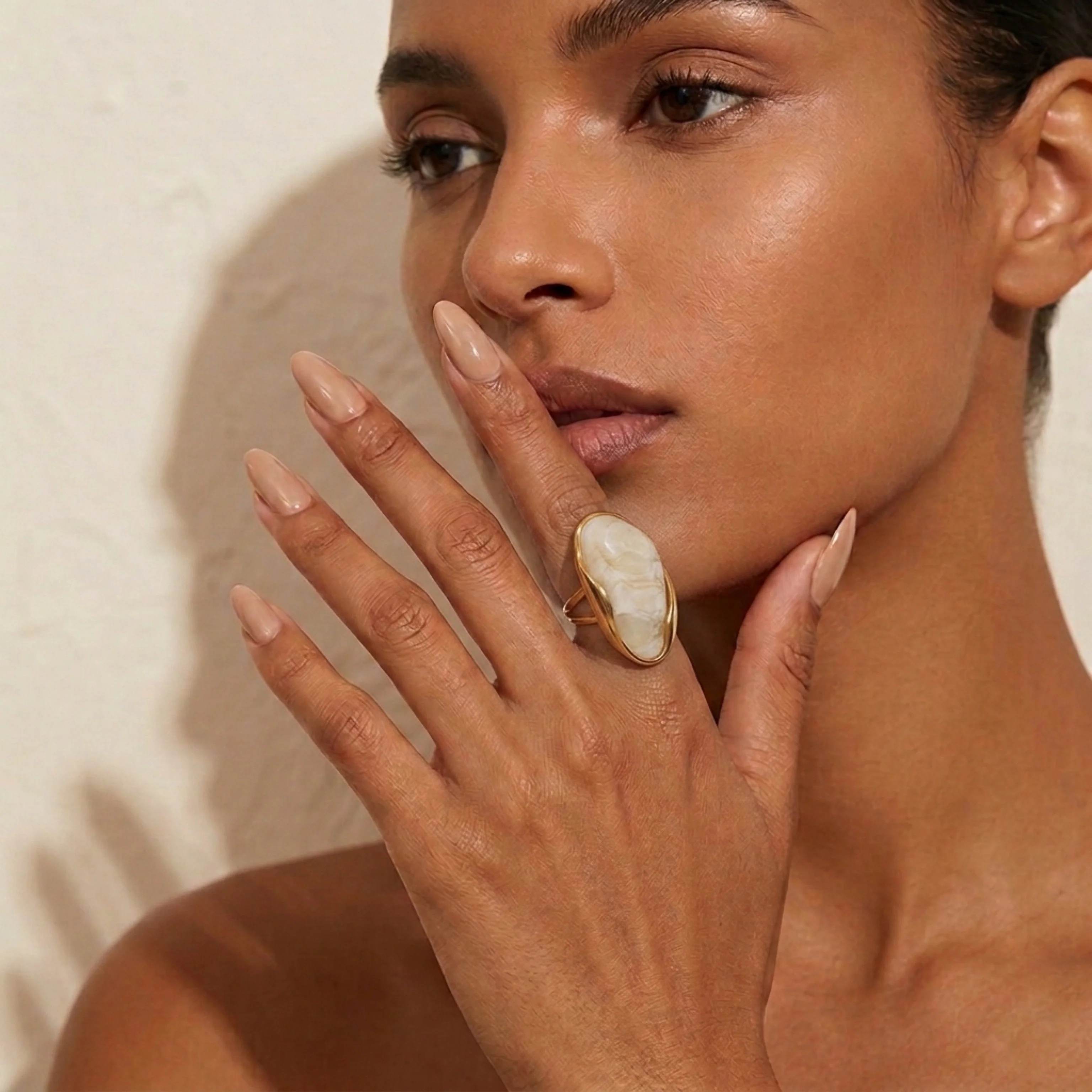 Gaia Sculptural Statement Ring - Image 2