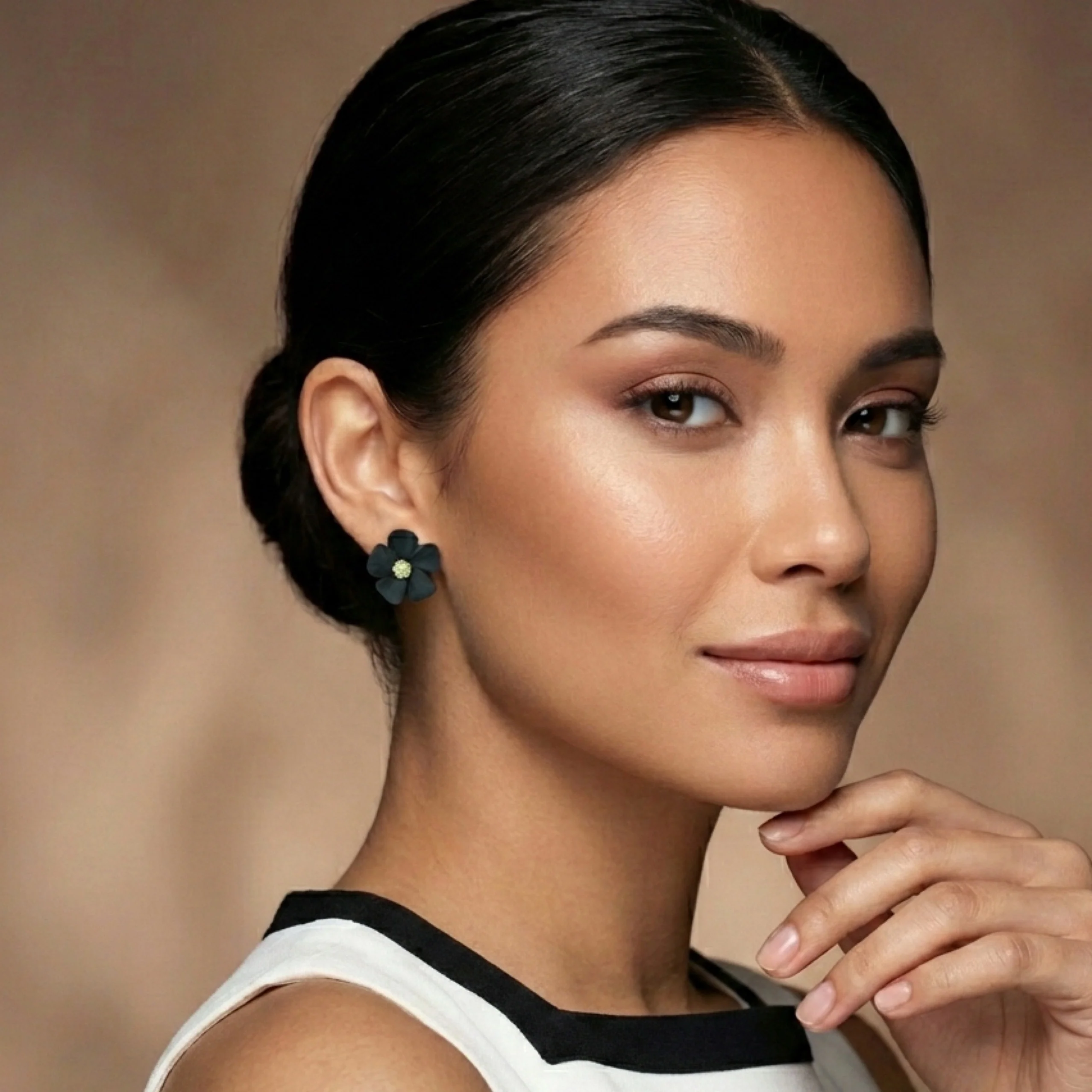 Gardenia Blossom Earrings - Image 5