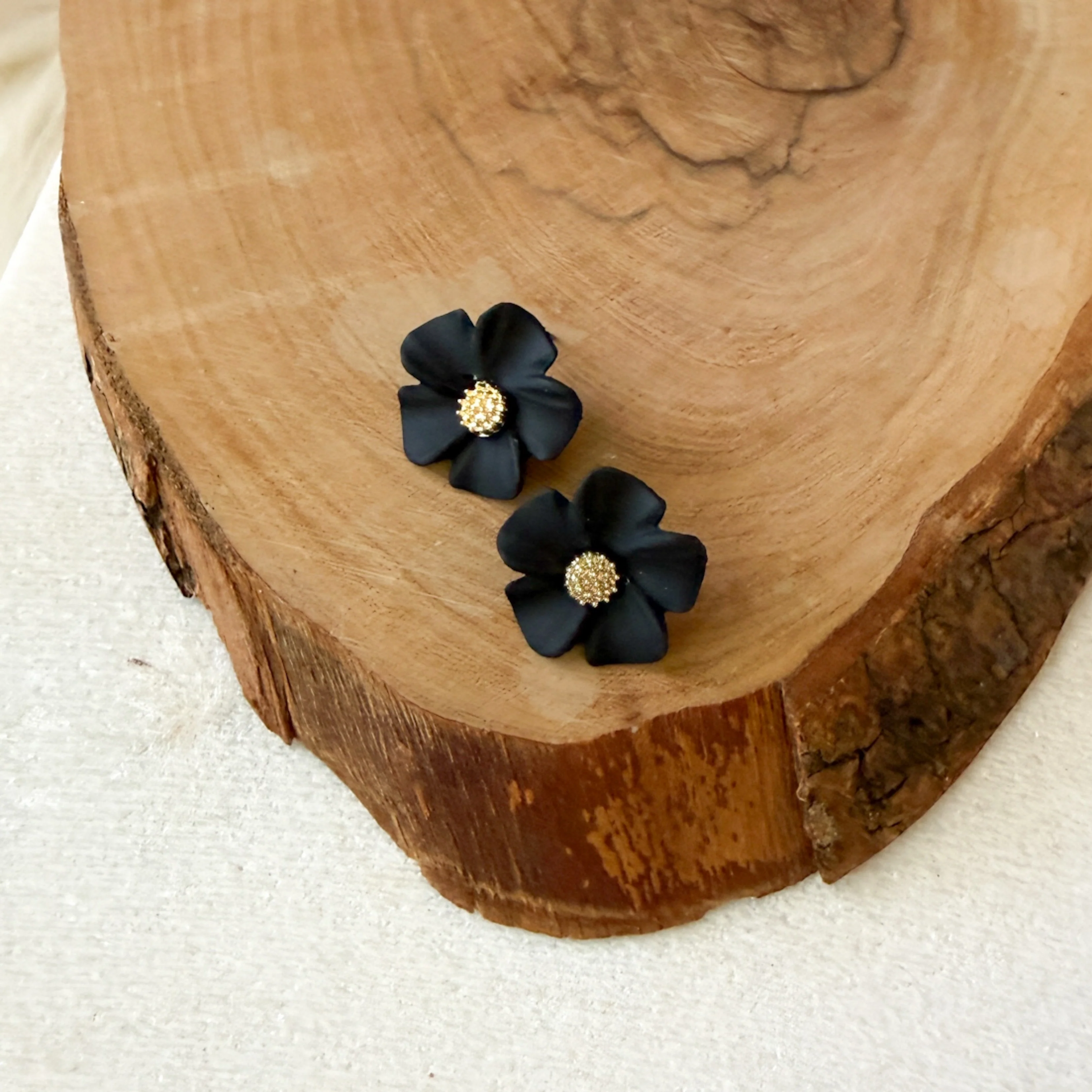 Gardenia Blossom Earrings - Image 7
