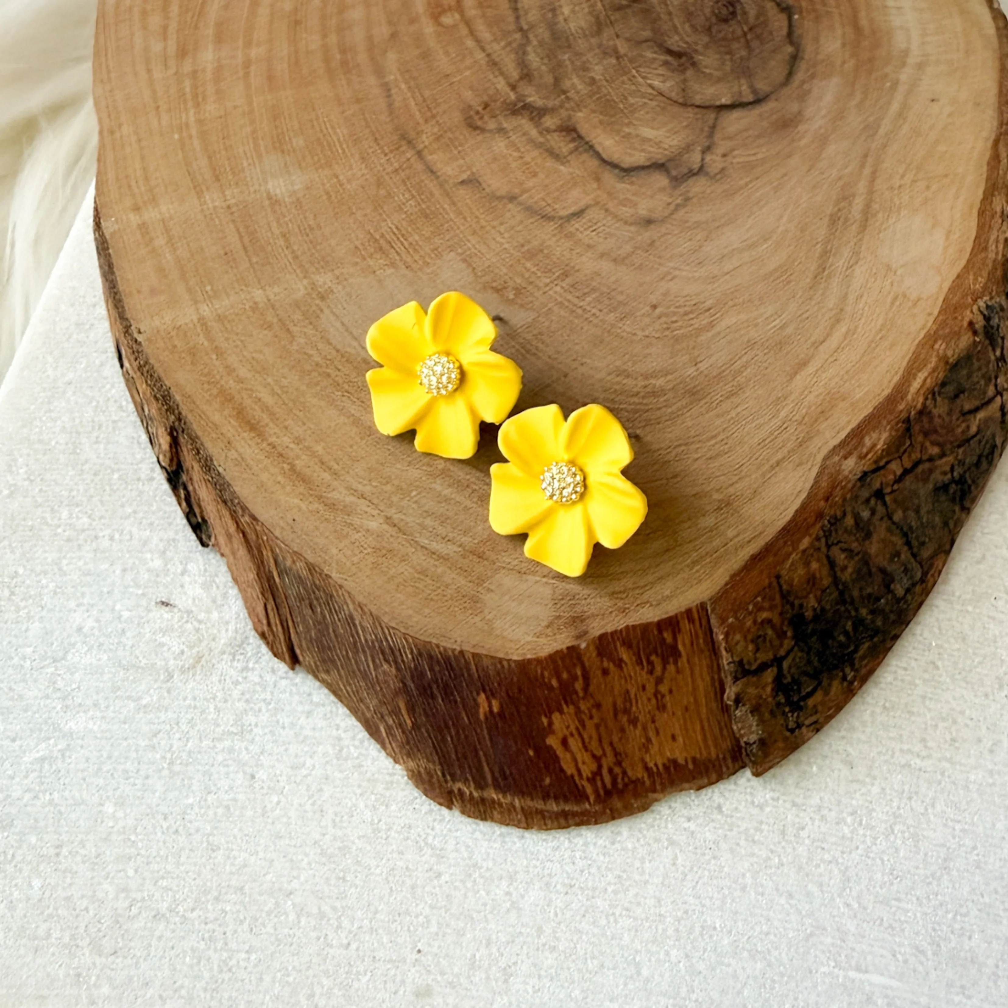 Gardenia Blossom Earrings - Image 8
