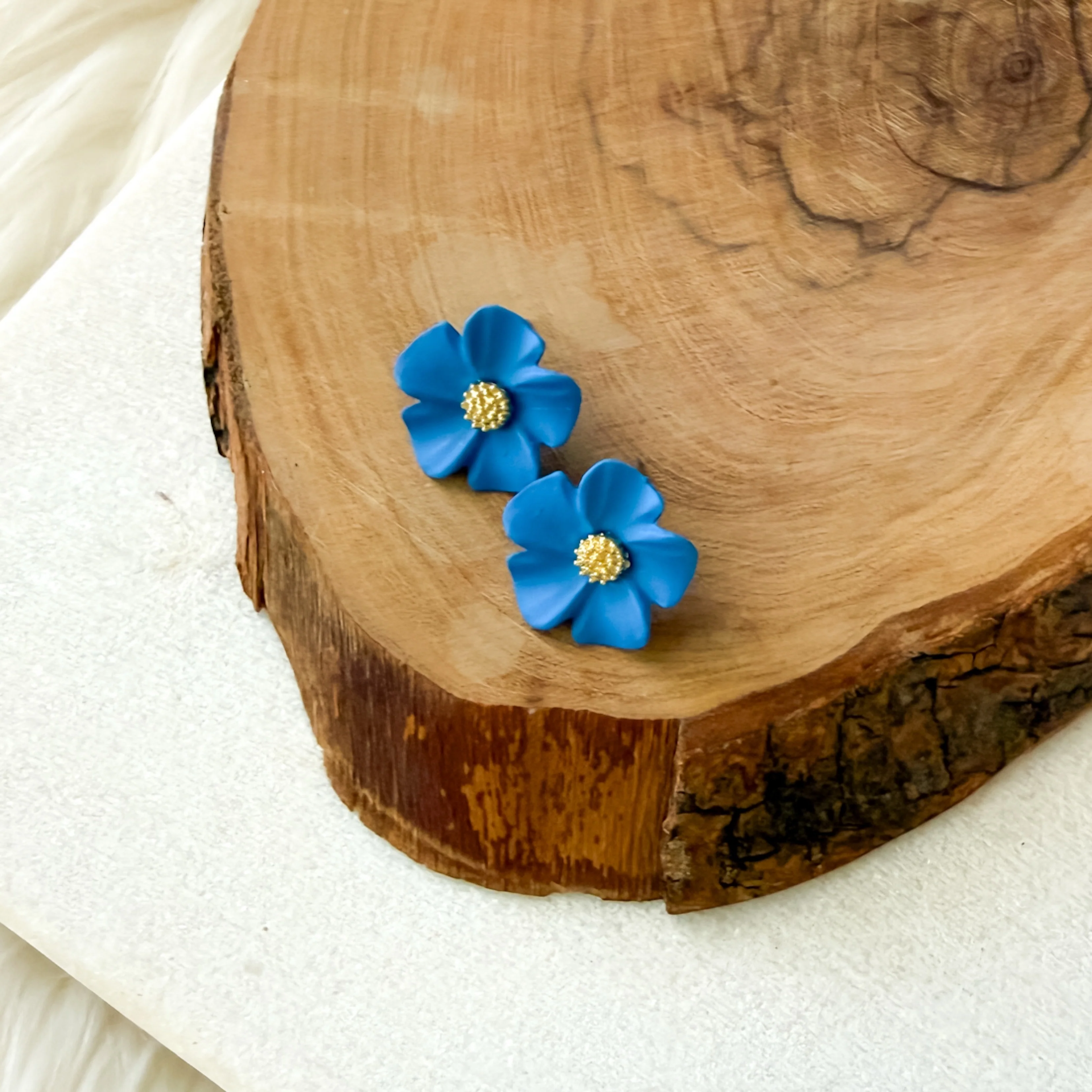 Gardenia Blossom Earrings - Image 9