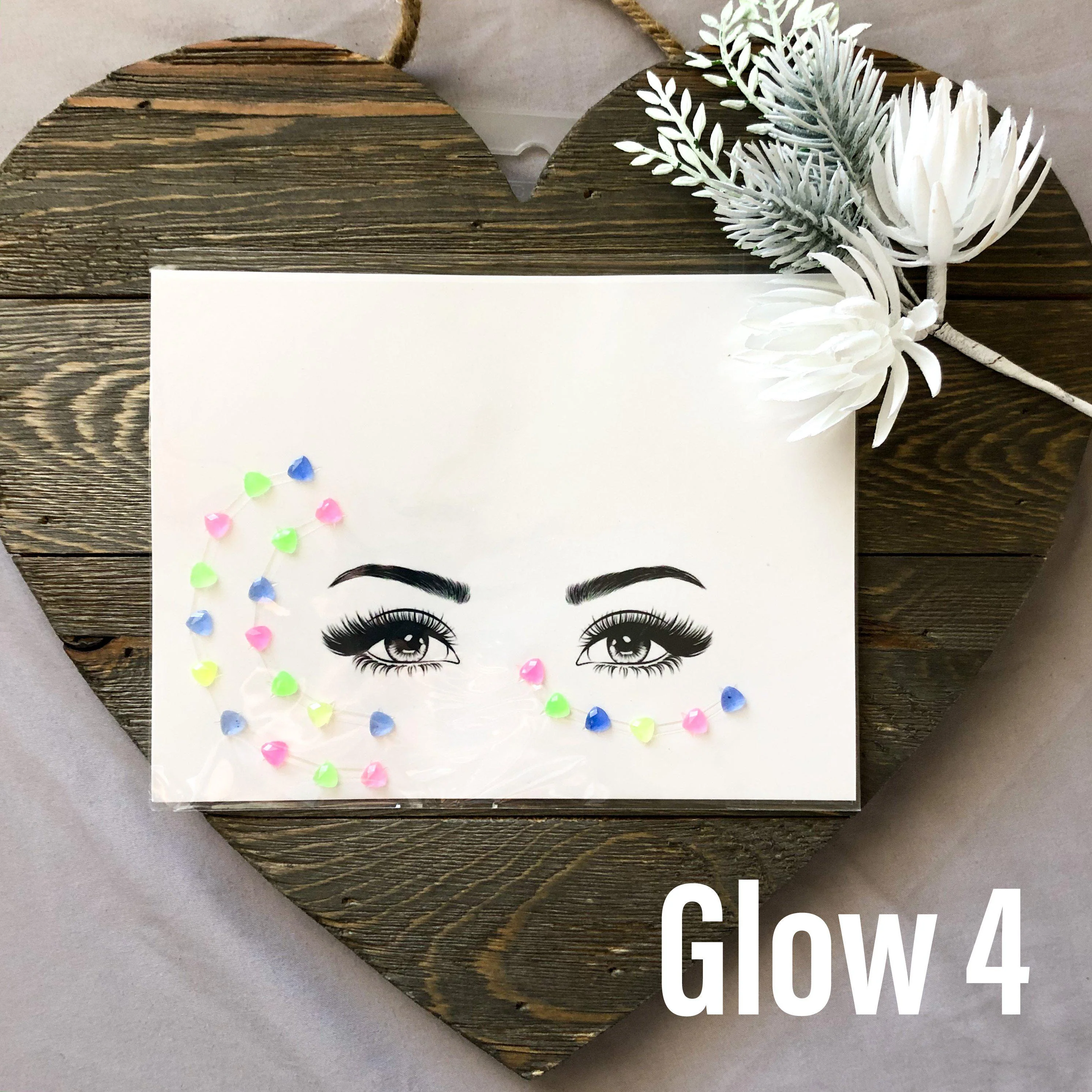 Glow in the Dark Face Gems - 14 Designs - Image 21