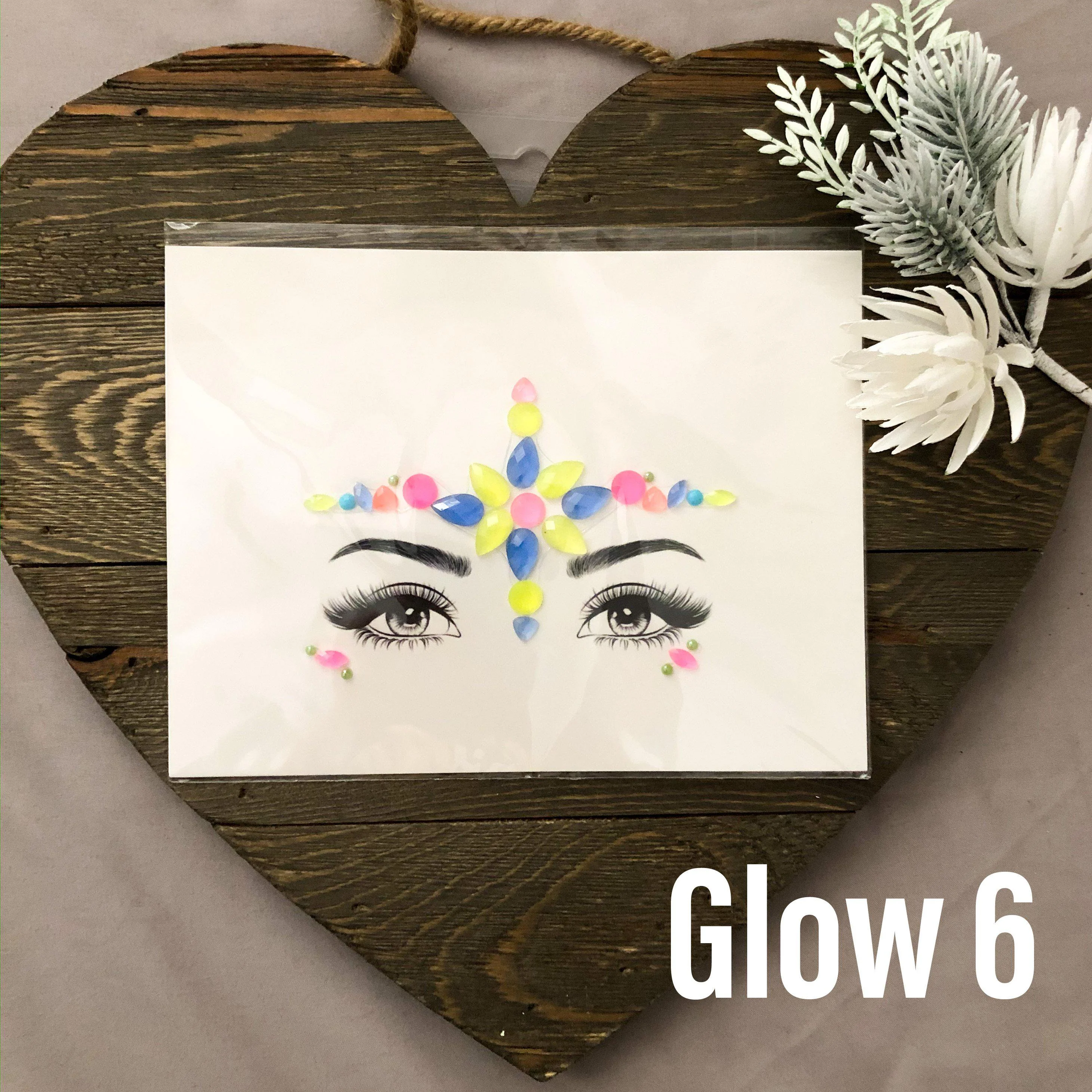 Glow in the Dark Face Gems - 14 Designs - Image 23